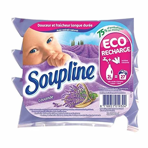 SOUPLINE - Concentré Lavande 200Ml - Lot De 3