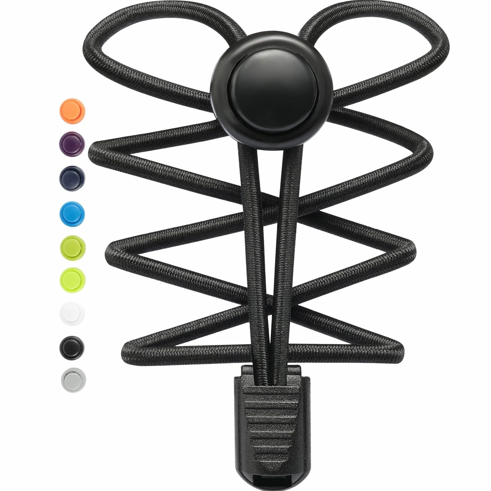 Lacets Élastiques Autobloquants 120 cm - Système ultra rapide sans laçage pour Enfants, Adultes