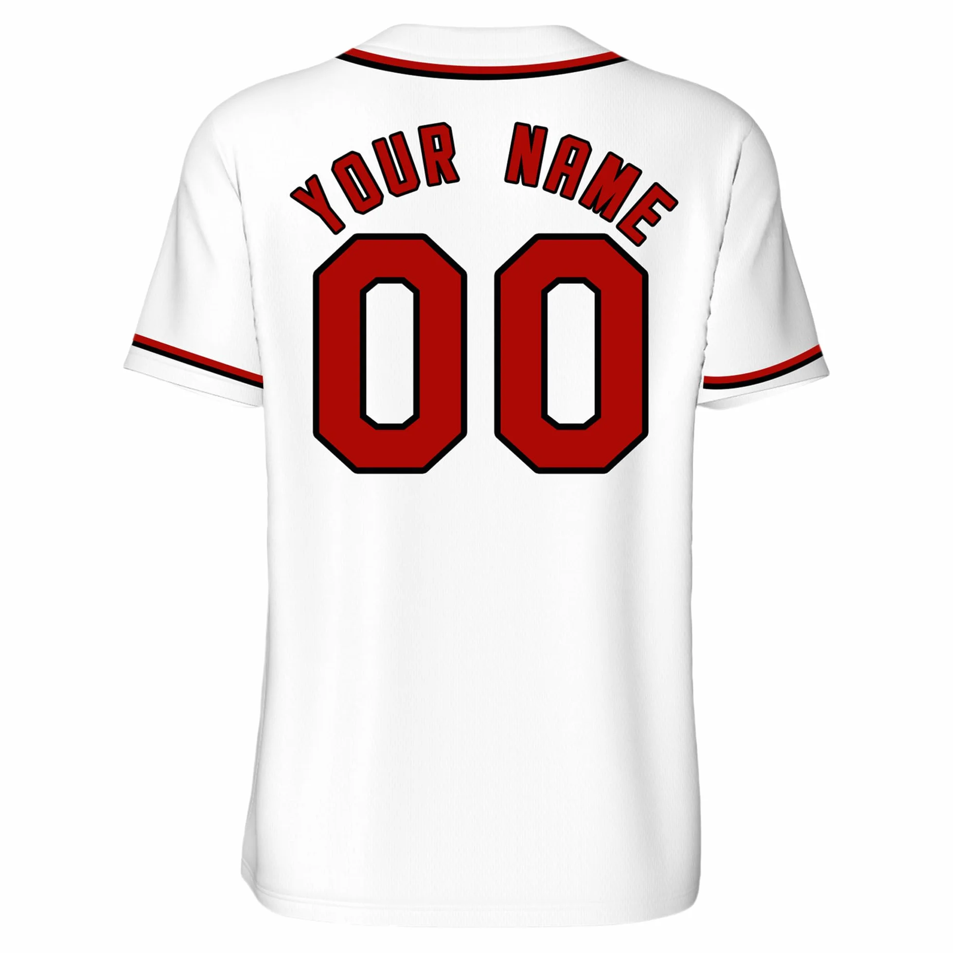 Maillot de Baseball Personnalisé Imprimé Nom Numéro Hommes Femmes Uniformes Boutonnés