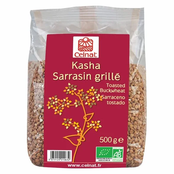 KASHA SARRASIN GRILLÉ 500G, CELNAT, UNITÉ
