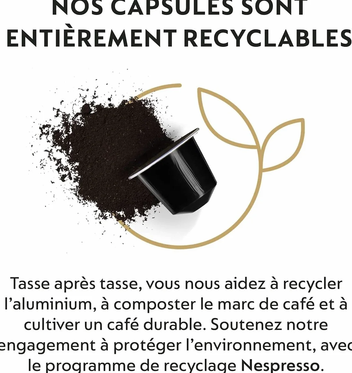 Nespresso Vertuo - Assortiment Top Sélection - 50 Capsules Café | Compatible avec machines Nespresso Vertuo - Pour préparer espresso - Double espresso - Gran lungo et mug au quotidien