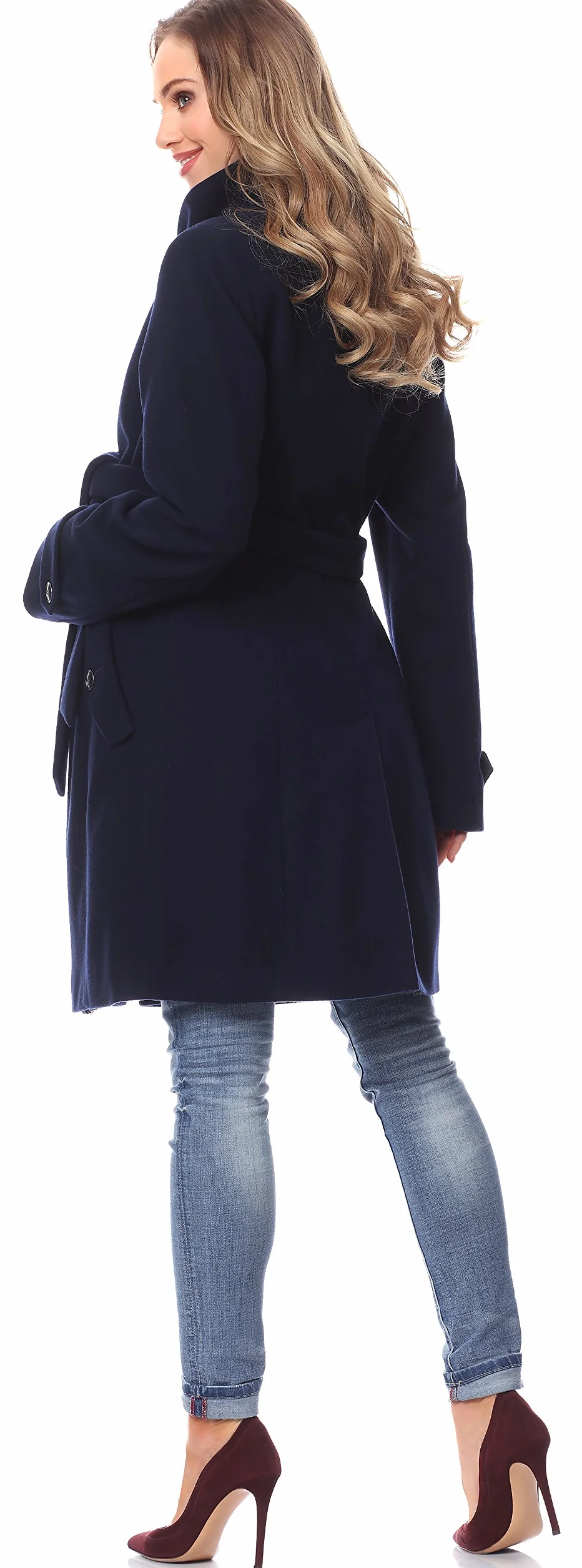 Be Mammy Manteau Veste en Laine Grossesse Maternité BE20-225
