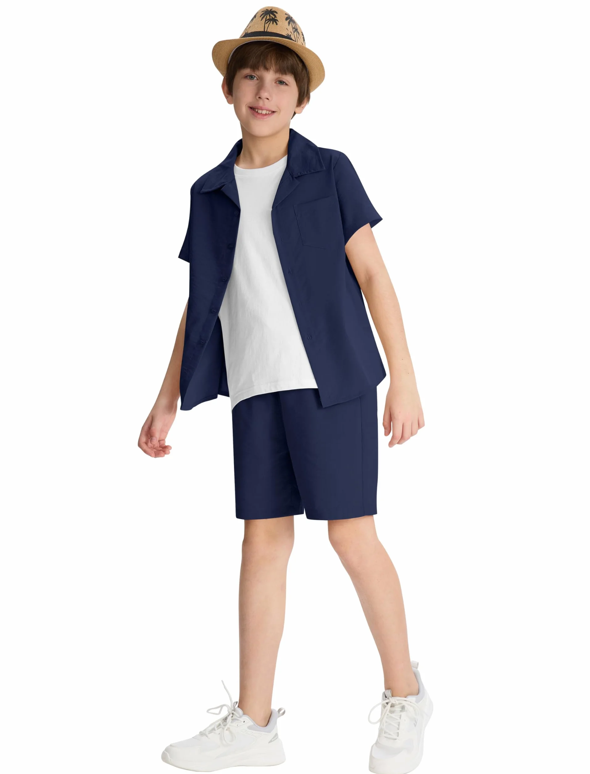 MoFiz Survetement Enfant Garcon Manches Courtes Tenues Décontracté Ensembles d'été T-shirts et Shorts