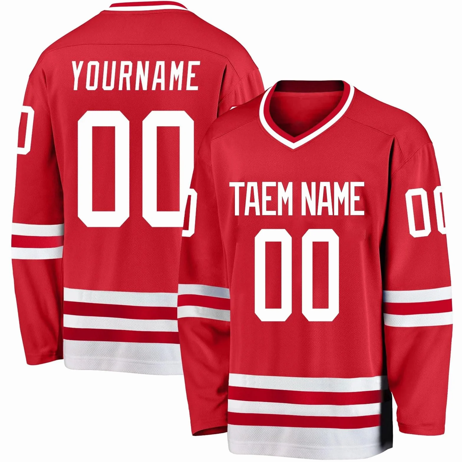 Maillot de Hockey personnalisé avec nom, équipe, numéro - Cadeaux Enfants Adultes Style 5