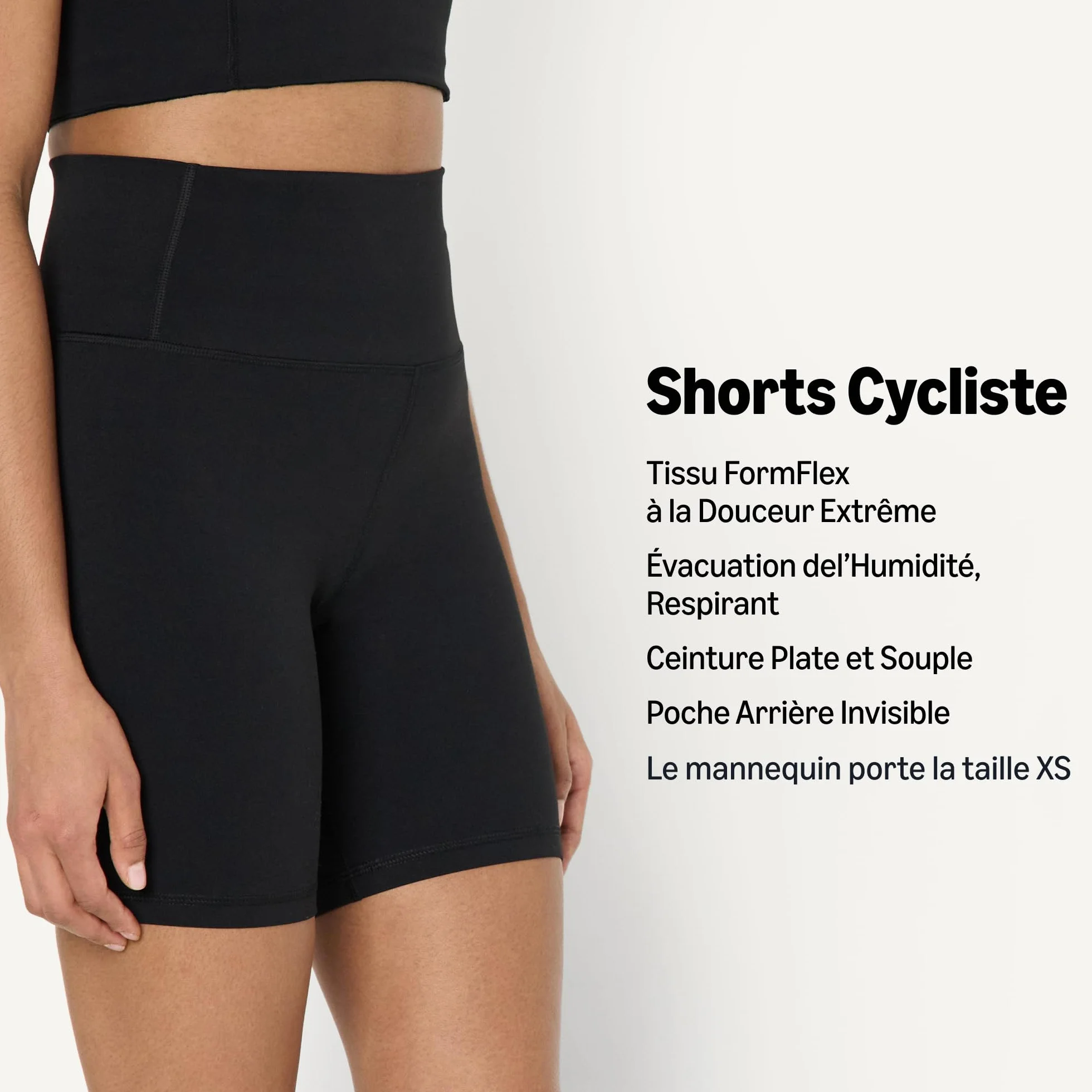 Amazon Essentials Short Moulant Active FormFlex Ultra Doux Taille Haute Femme