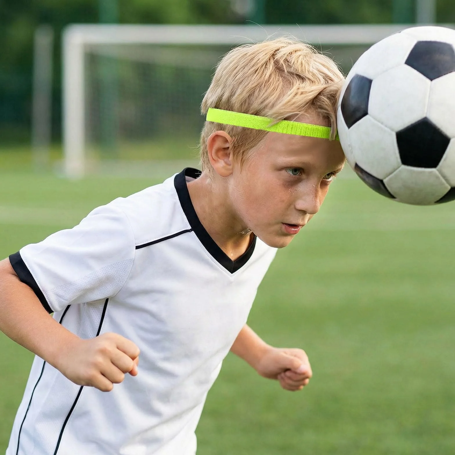 Bandeaux de Sport Enfant 5 Pcs Élastiques Antidérapants Serre Tête Garçon Fille Football Jogging Cyclisme