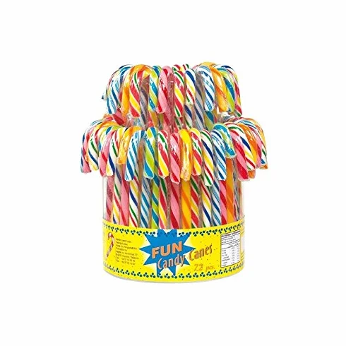 Hamlet Candy canes, fruits, bte de 1 kilo,