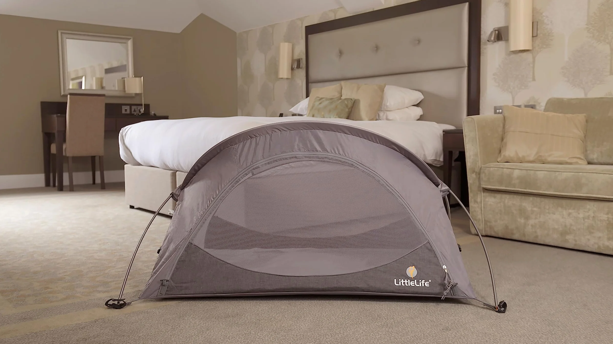 LittleLife Arc 2 Travel Cot Grey One Size
