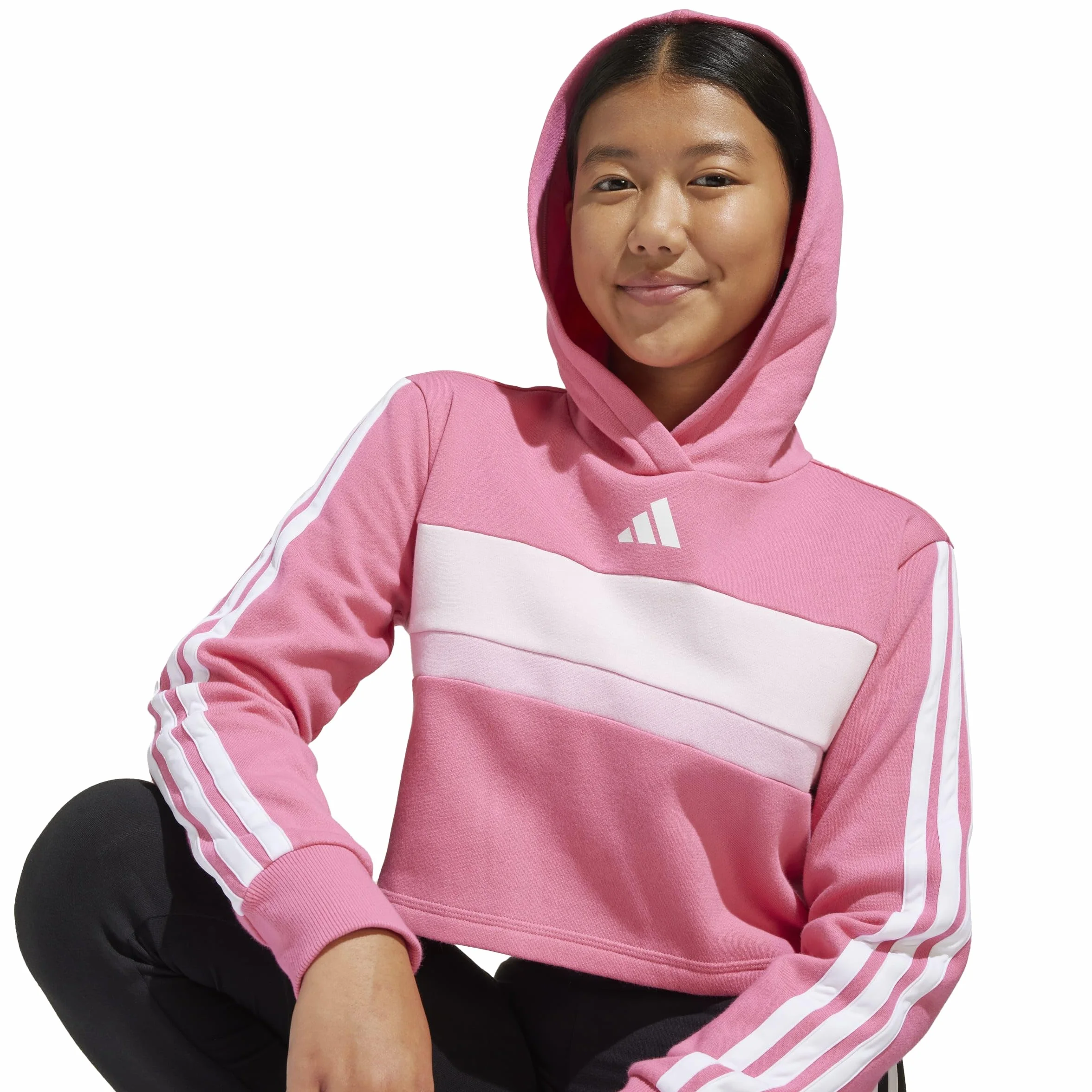Adidas Seasonal Essentials Tiberio 3 Stripes Fleece Leggings Set Fille