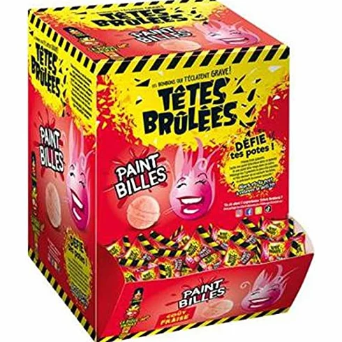 Tête Brûlées Têtes Brulées Fraise , 300 Unité (Lot De 1)