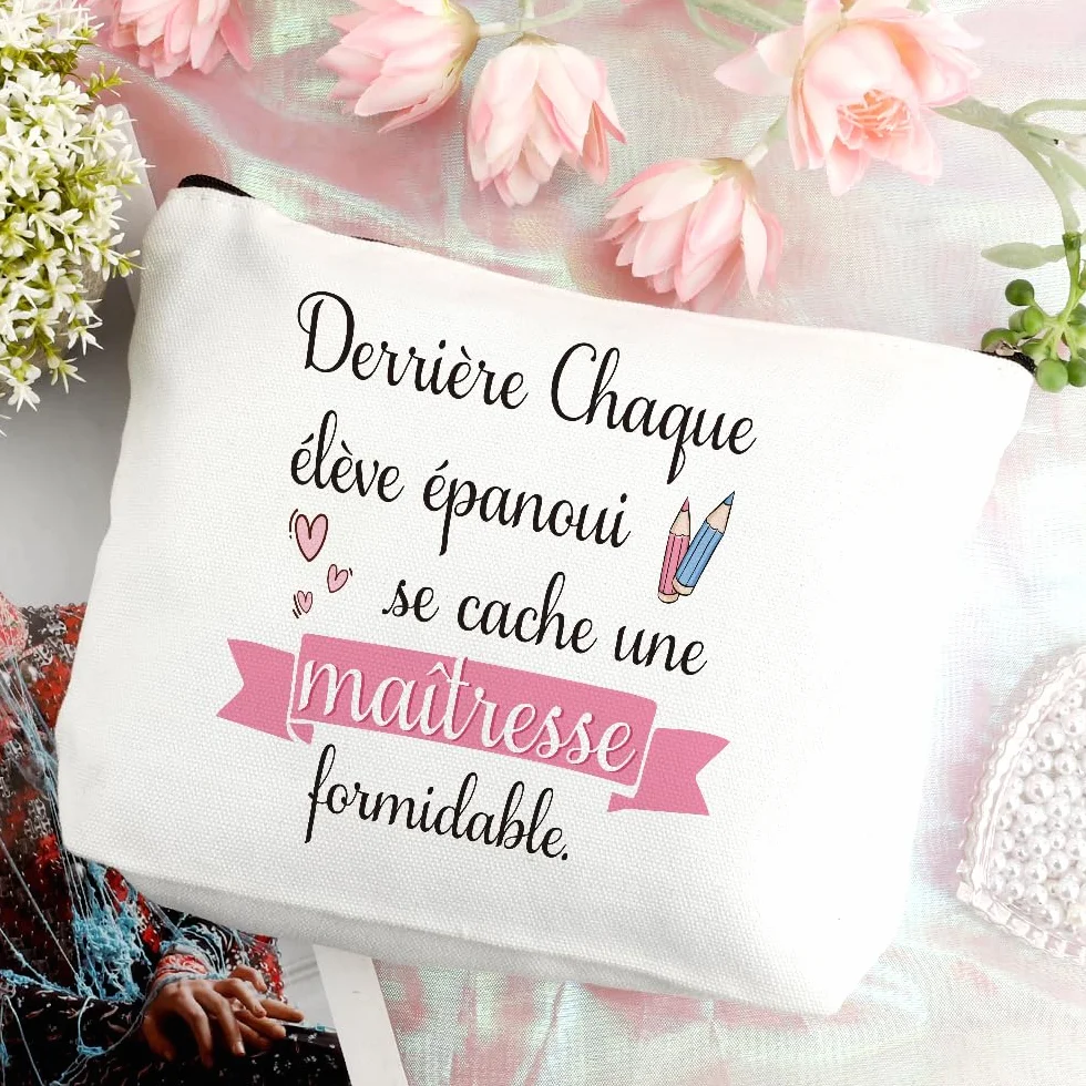 Cadeau Maitresse d'école Fin d'année Pochette Cadeaux Noel