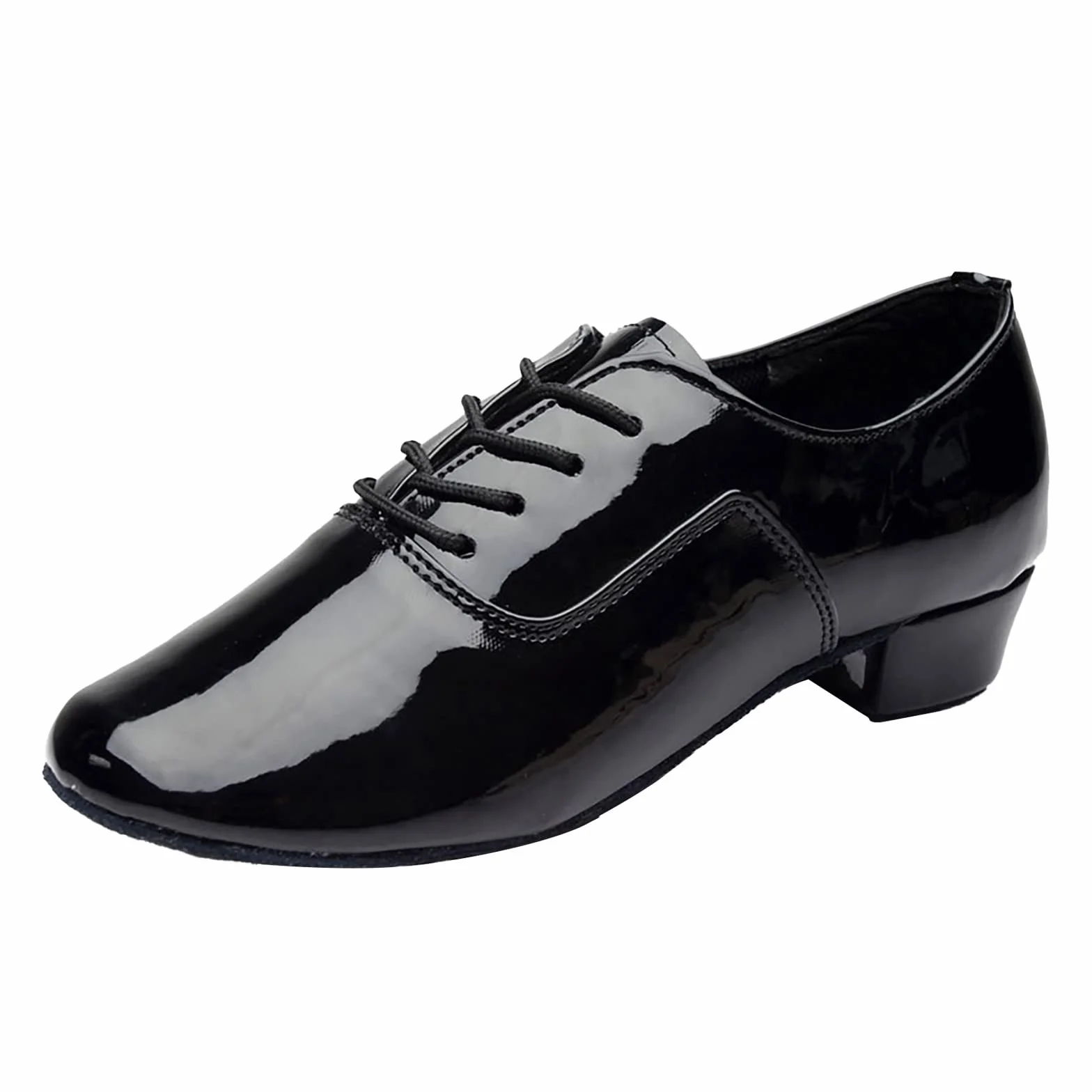 Chaussures de danse latine homme Dance Hall vernies lacets