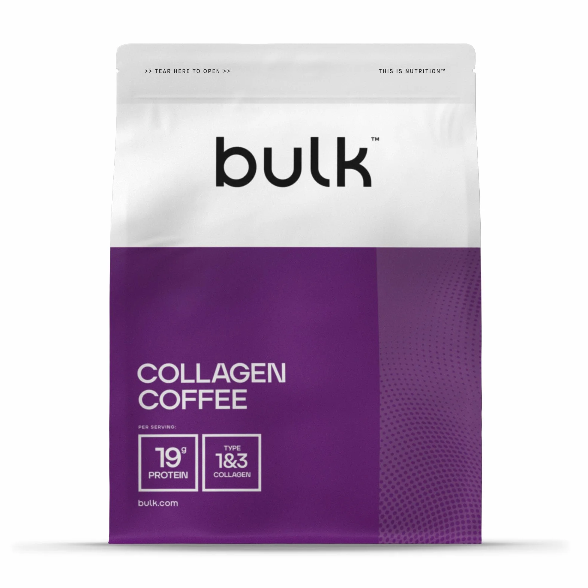 Bulk Café Au Collagène, Riches en protéines, Riche en protéines, Latte Glacé, 500g