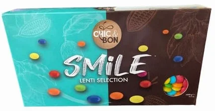 Buratti Confetti Chocolat Dragéifié Lentilles Fantaisie au Chocolat au Lait 1 Kg