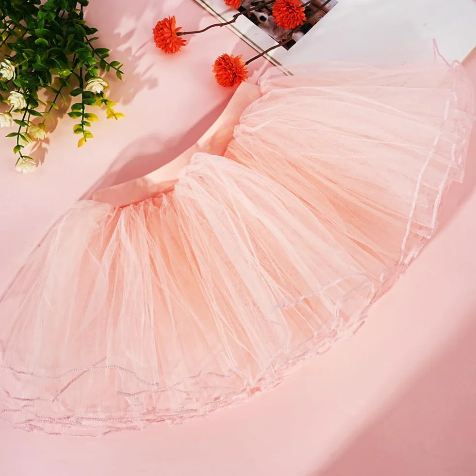 Jupe Tutu en Tulle pour Fille, Jupe de Ballet Classique, 3-10 Ans