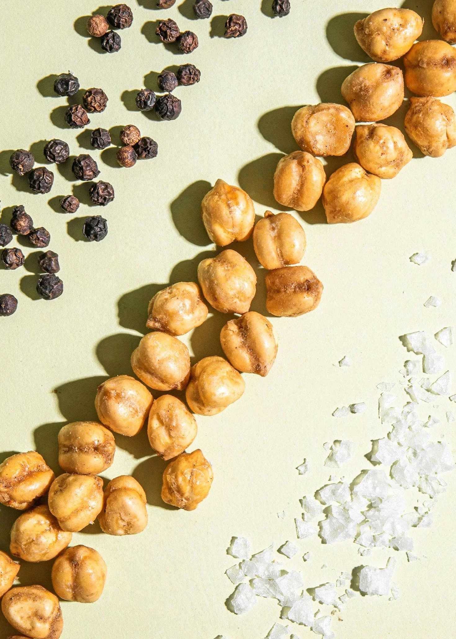 KoRo - Pois chiches grillés salés et poivrés - 1 kg - source de protéines et de fibres - sans colorants ni conservateurs artificiels
