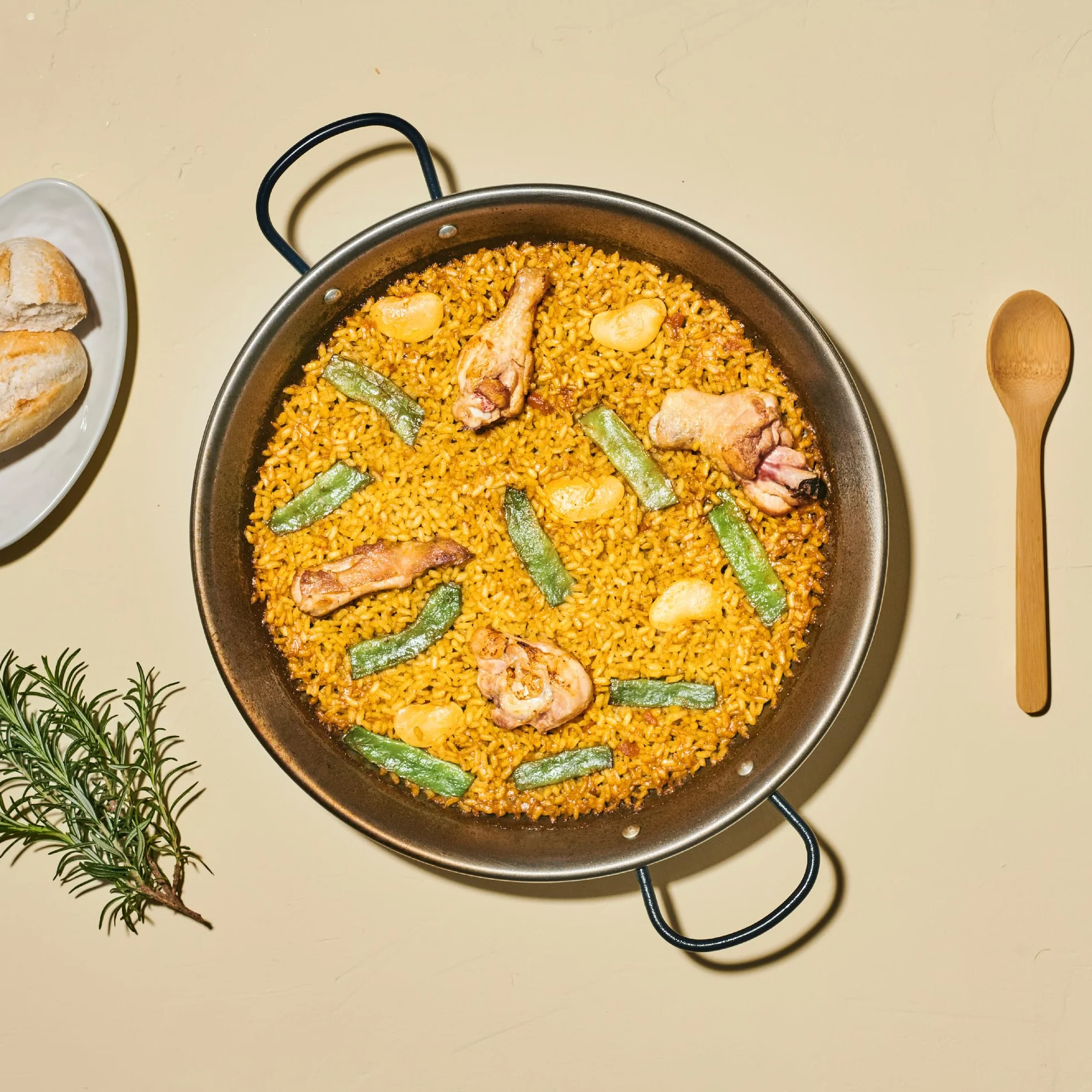 EL PAELLER - Préparation de Paella Valenciana | Cuisiné Artisanalement au Feu de Bois | Ingrédients 100% Naturels | Pour 2-3 Personnes | Facile à Préparer en seulement 18 Minutes | Sans Gluten
