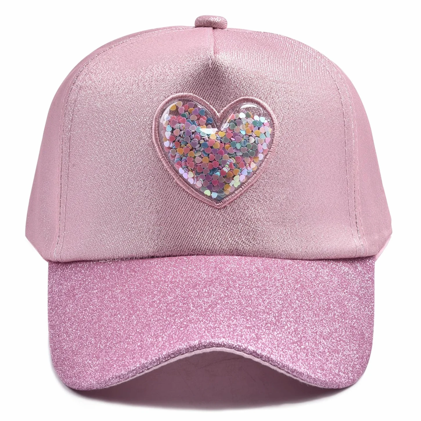 MCWTH Casquette de baseball à paillettes pour enfants 2-6 ans