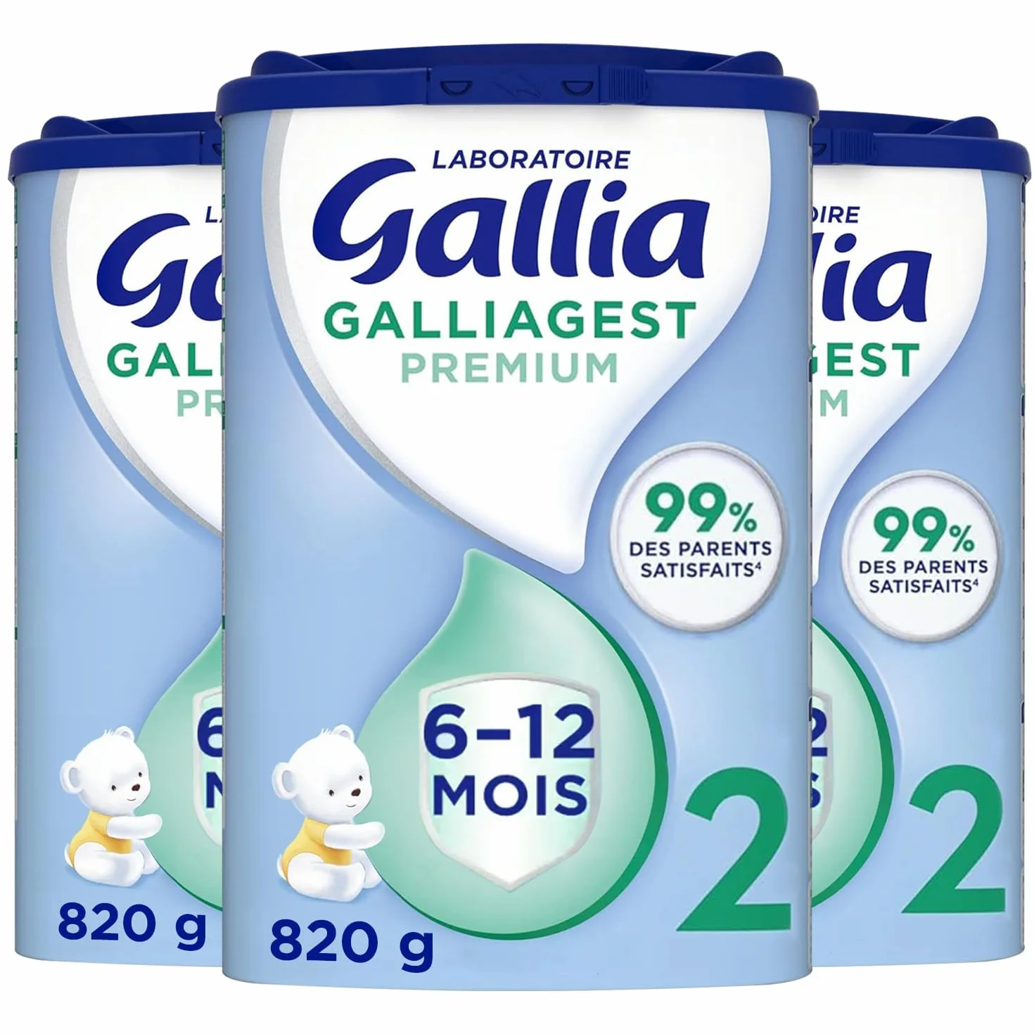 Laboratoire Gallia Galliagest Premium 2ème âge 820g x3
