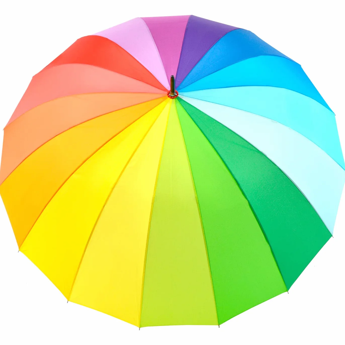 Parapluie XXL arc-en-ciel 129 cm fibre de verre