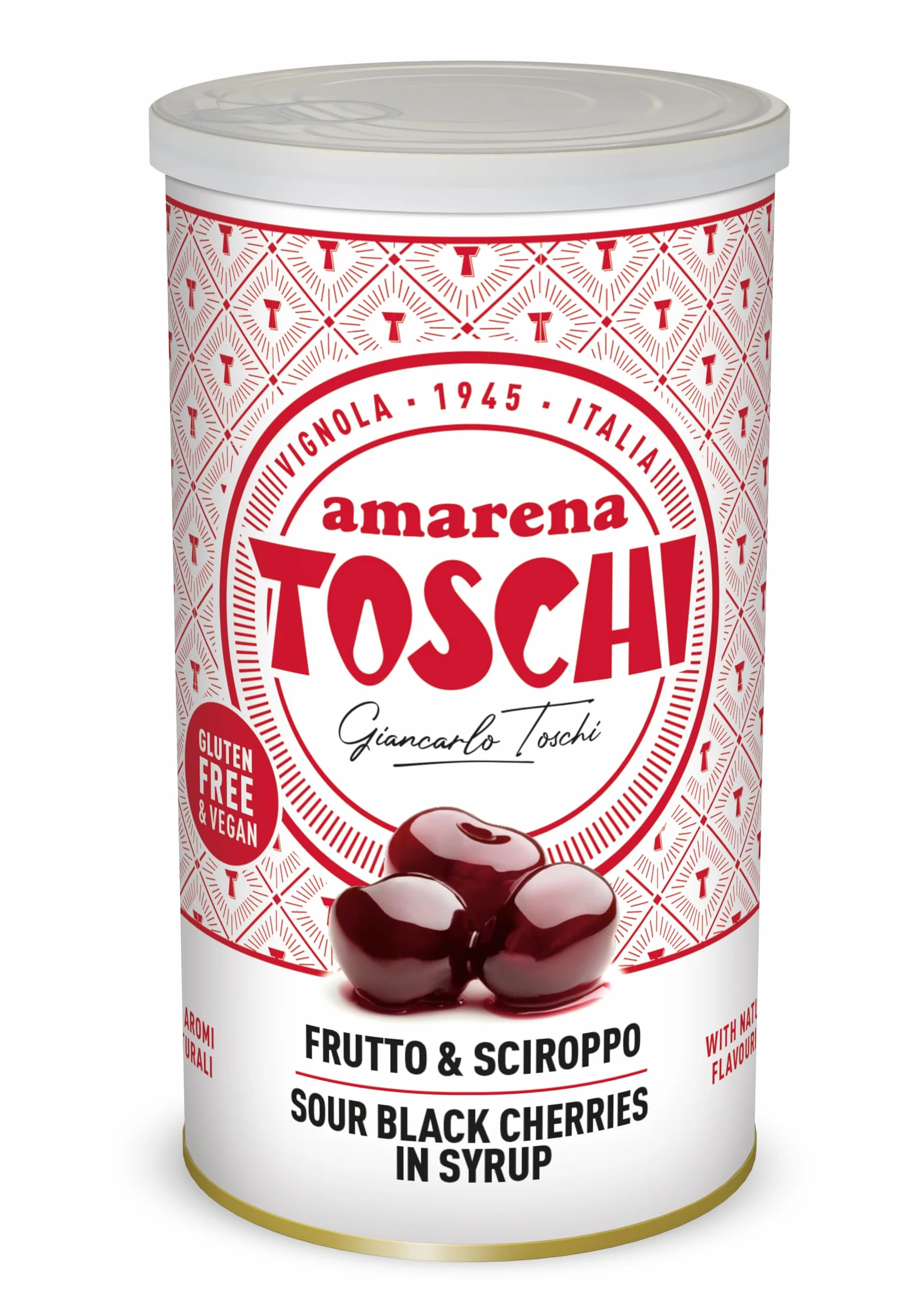 Toschi Toschi Amarena 1 paquet de 400 grammes / qualité premium d'Italie / garniture italienne authentique. 0.40 kg 400.00 ml