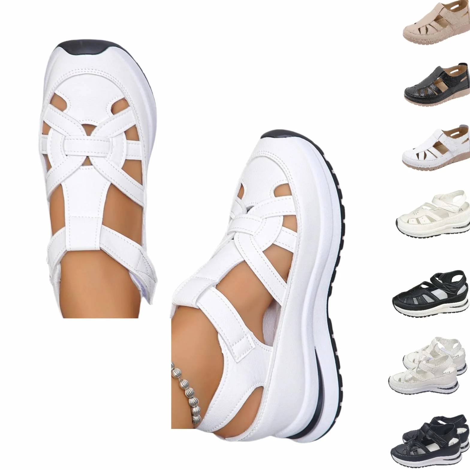 riou Sandales orthopédiques larges femme Barefoot respirantes Randonnée Trekking été marche voyage