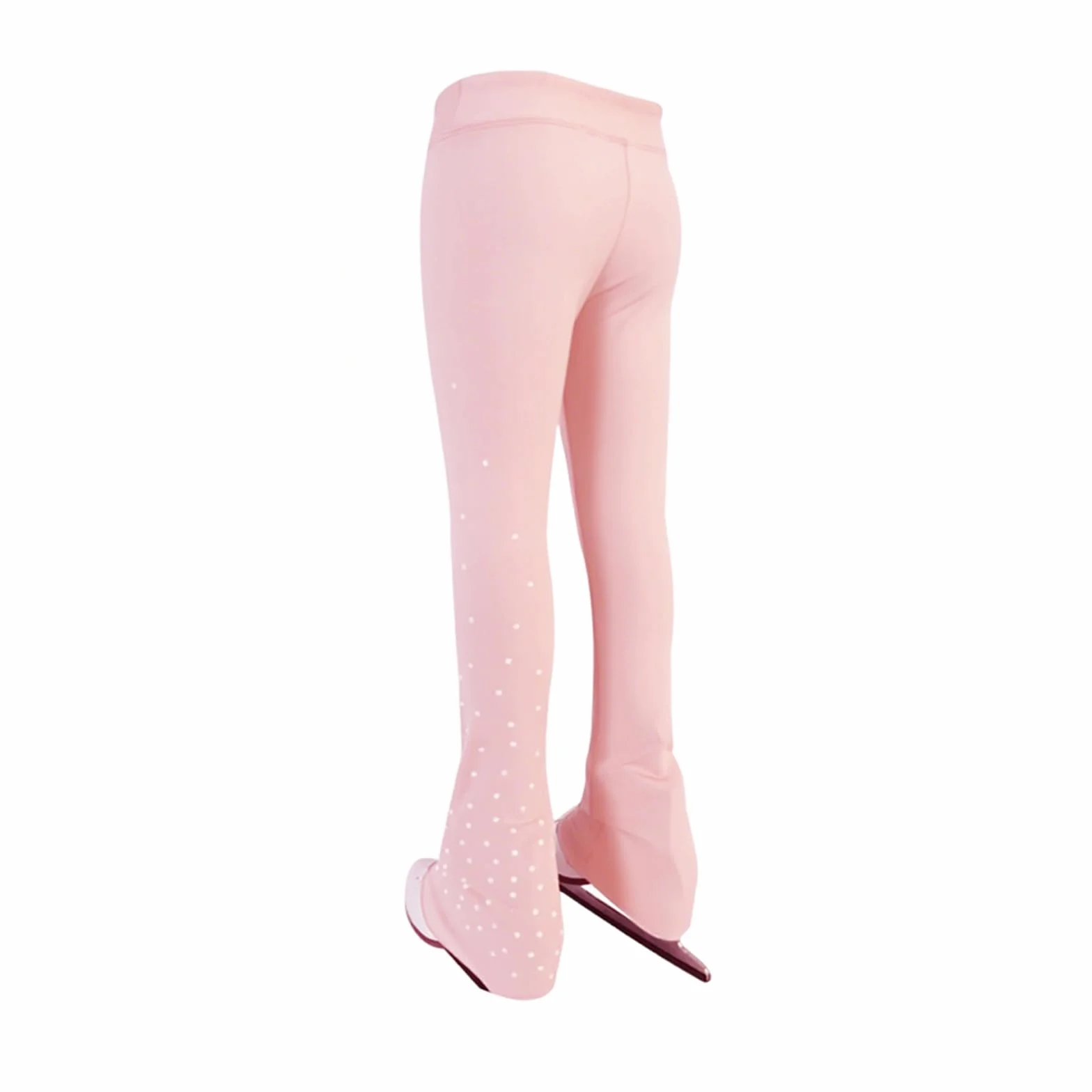 LIUHUO Pantalon de Patinage Artistique Respirant pour Filles Ceinture élastique