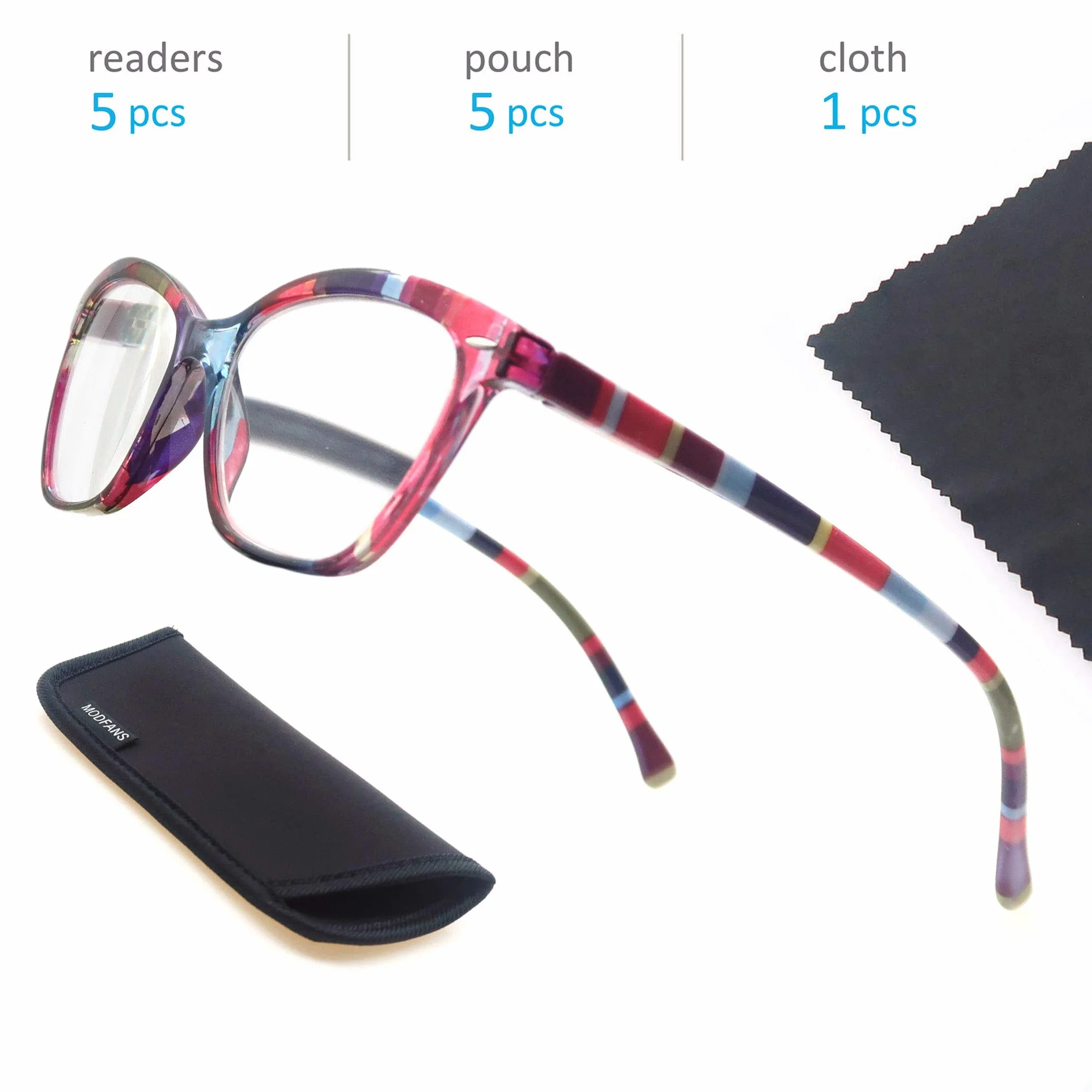 Lunettes de Lecture Femme Lot de 5 MODFANS