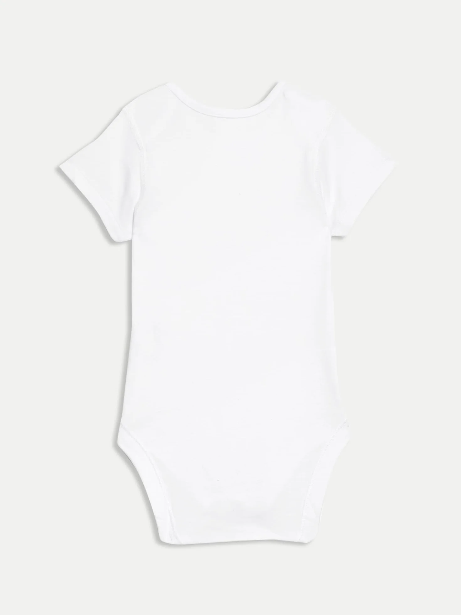 Marks & Spencer Bodies Manches Courtes Bébé Lot de 7, 100% Pur Coton, Coupe Standard