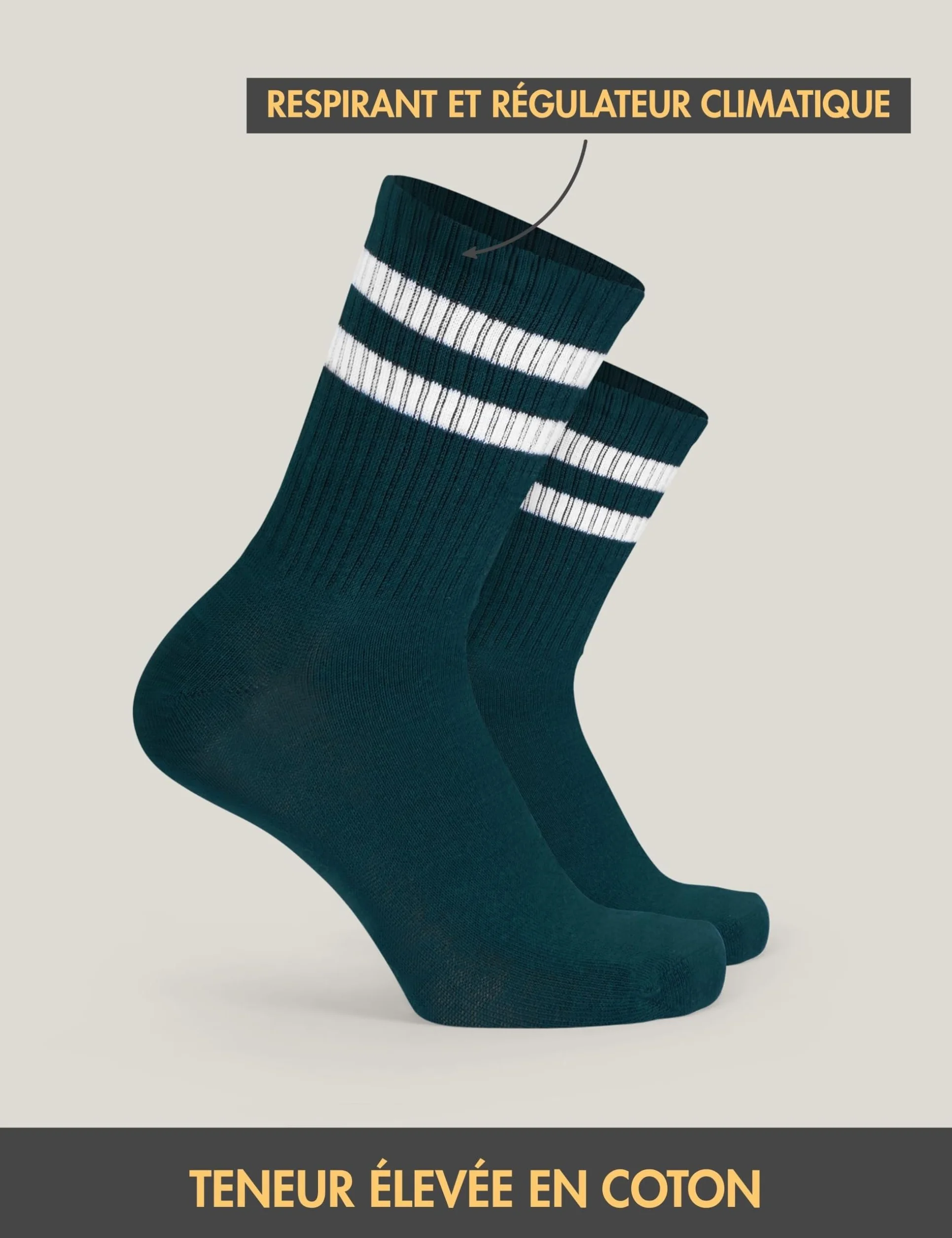 Basic Treasure Lot de 4 Paires de Chaussettes de Tennis Enfant en Coton