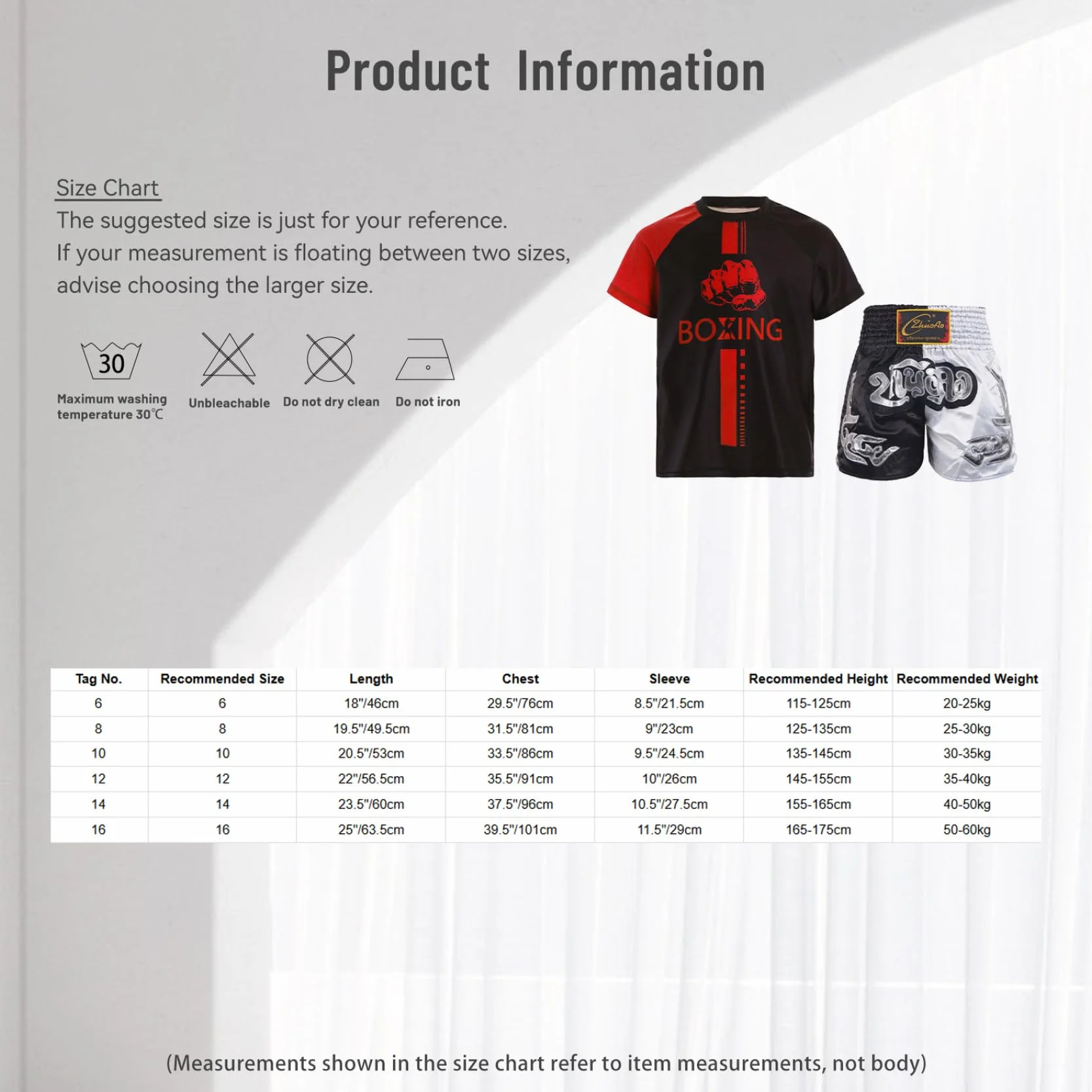 Boxe Enfants T-shirt Manches Courtes Muay Thai Shorts Kick Boxe Arts Martiaux Mma Vêtements