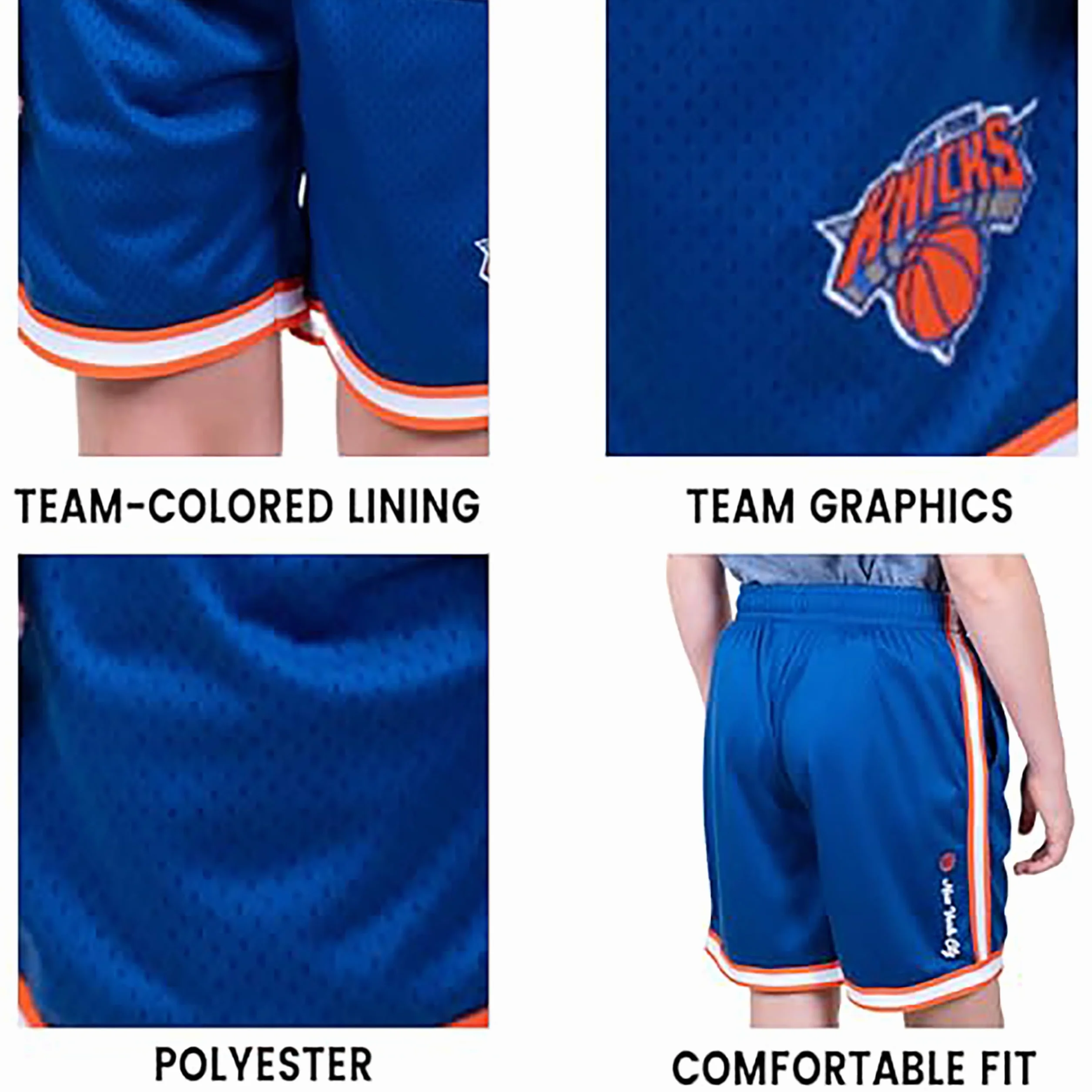 Ultra Game Active Knit Basketball Training Shorts Team Color