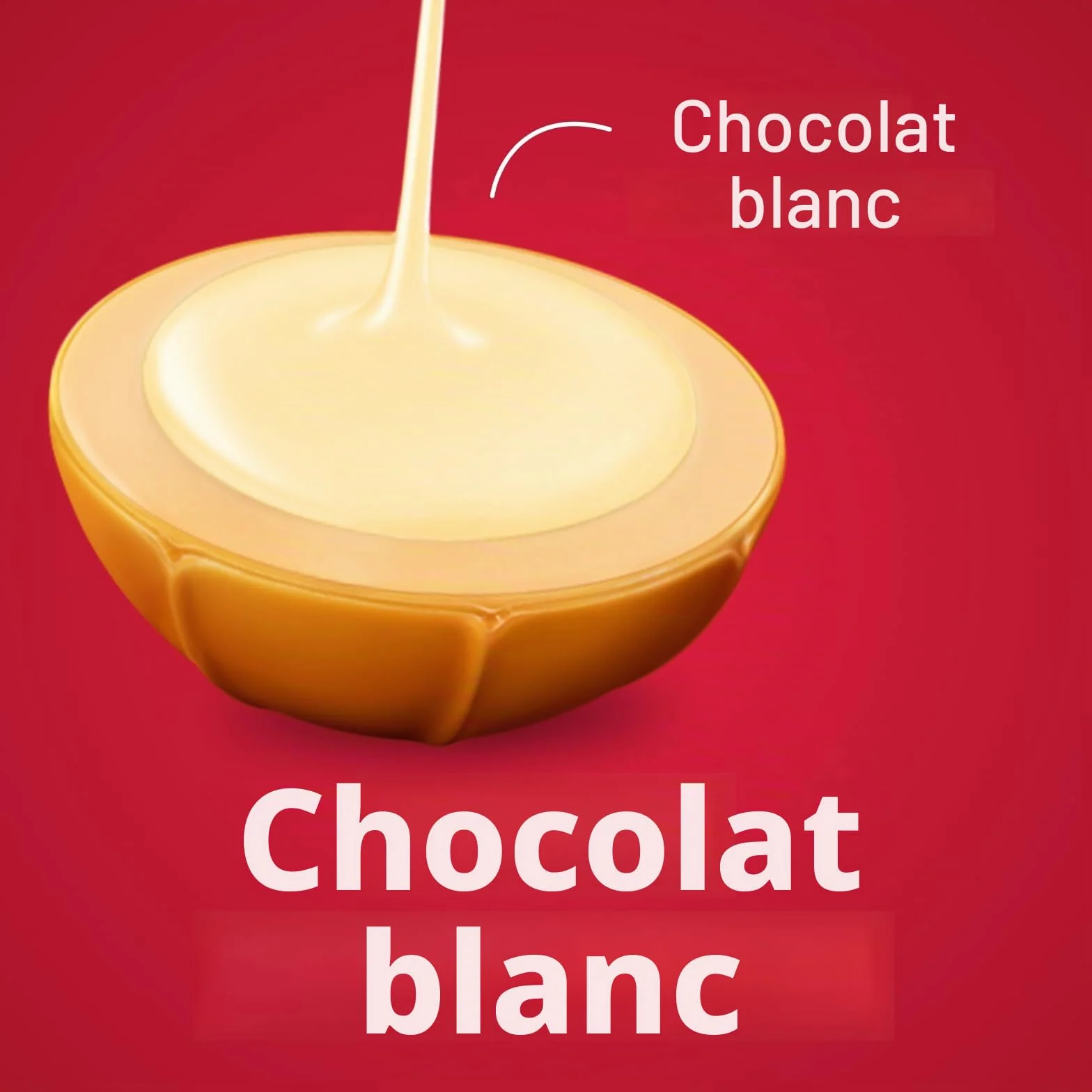 Toffifee White Chocolate - 1 x 125 g - Noisette caramel avec crème claire et chocolat blanc - Idéal pour grignoter et partager ensemble