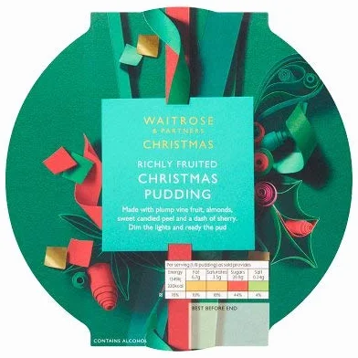 Waitrose - Pudding de Noël - 400g