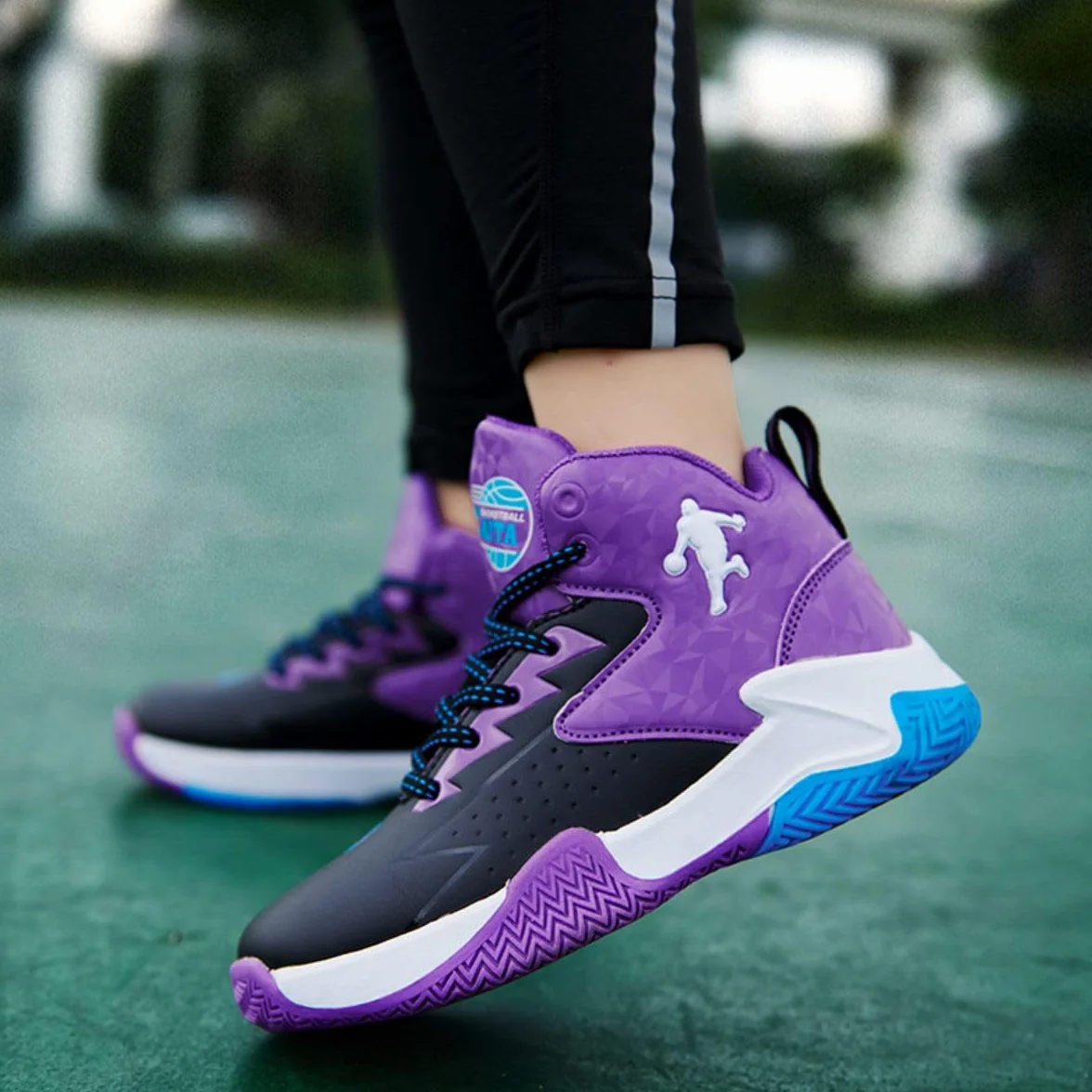 Chaussures de Basket-Ball pour Garçons Filles Course à Pied