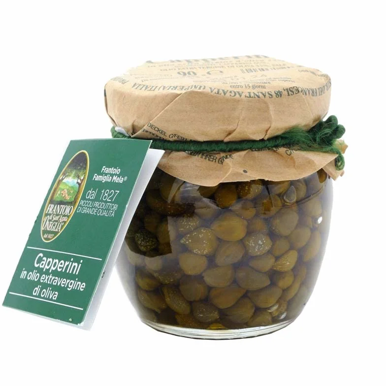 Câpres à l’Huile d’olive extra vierge 90 gr