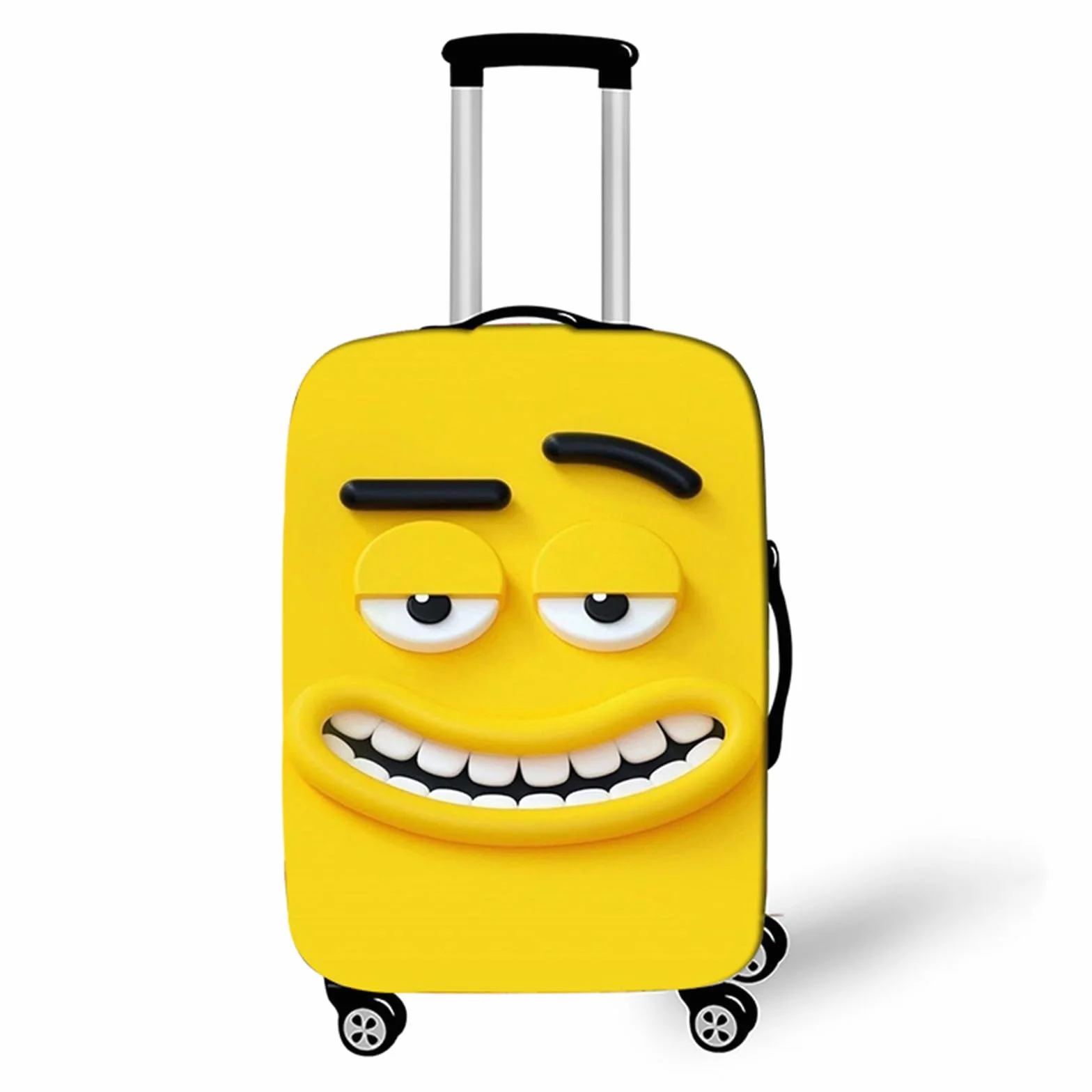 Housse de Valise Élastique 3D Cartoon Protection Anti-Rayures Anti-Poussière Lavable M (22-24 Pouce)