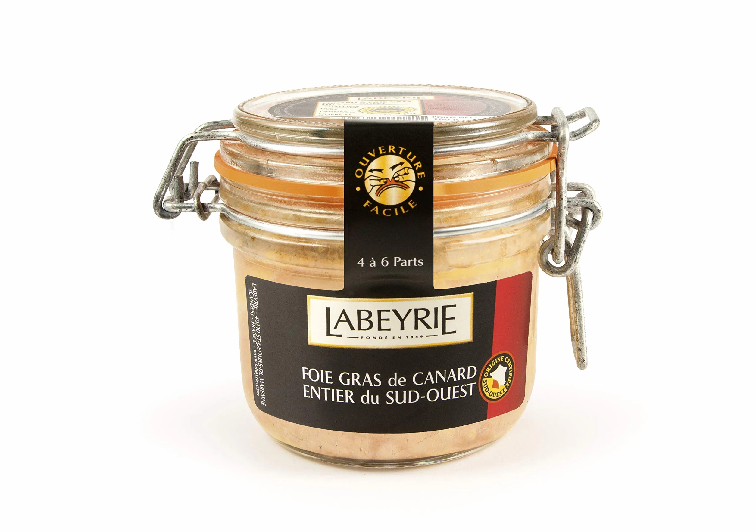 LABEYRIE Foie-Gras Canard Entier IGP SUD-OUEST 4 à 6 parts