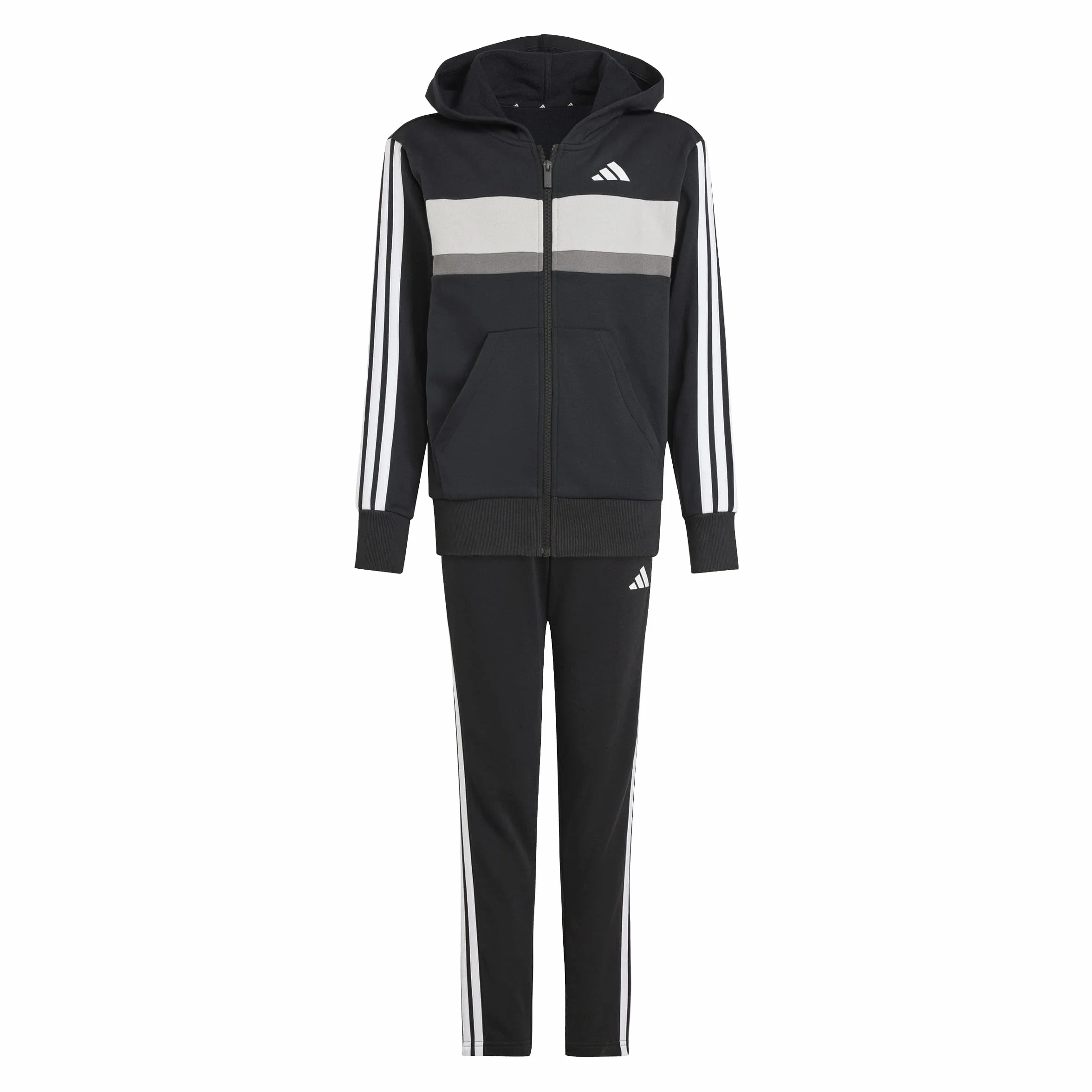adidas Seasonal Essentials Tiberio 3 Stripes Fleece Tracksuit Enfant