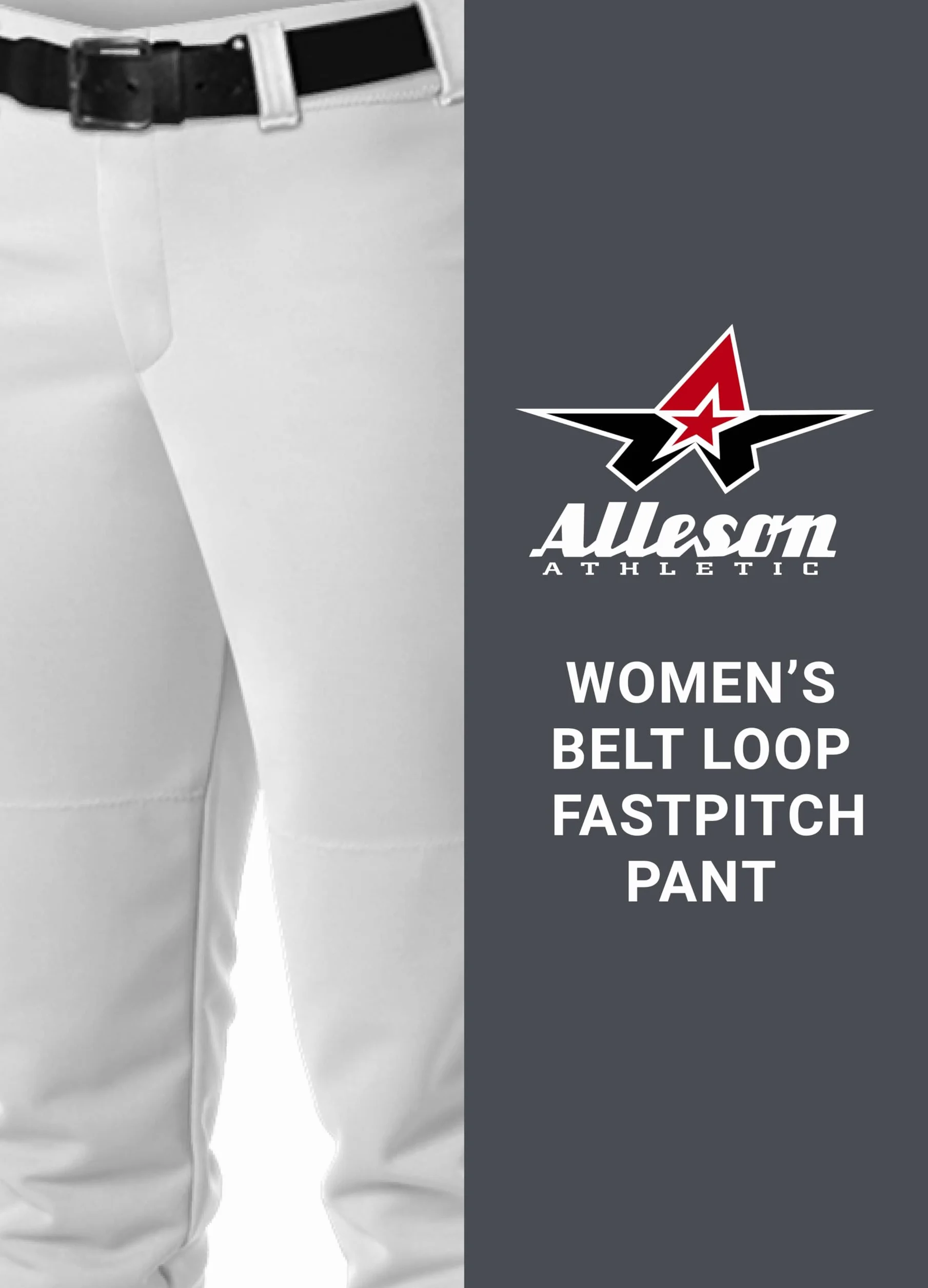 Alleson Athletic Women's Fastpitch Softball Belt Loop Pant