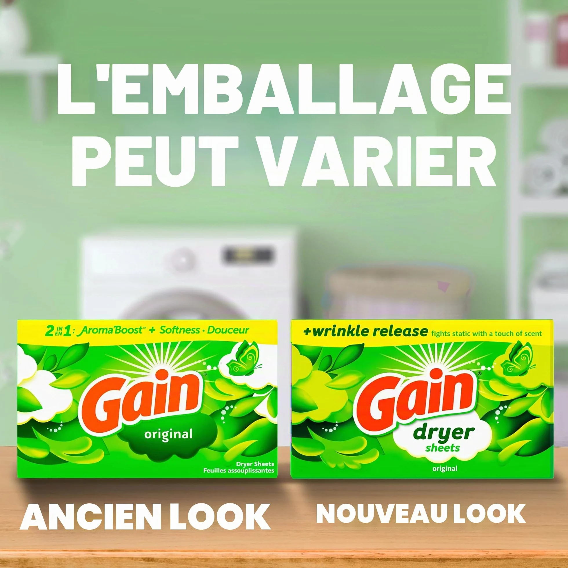 Gain réflexion Original Linge Feuilles, 120 Count