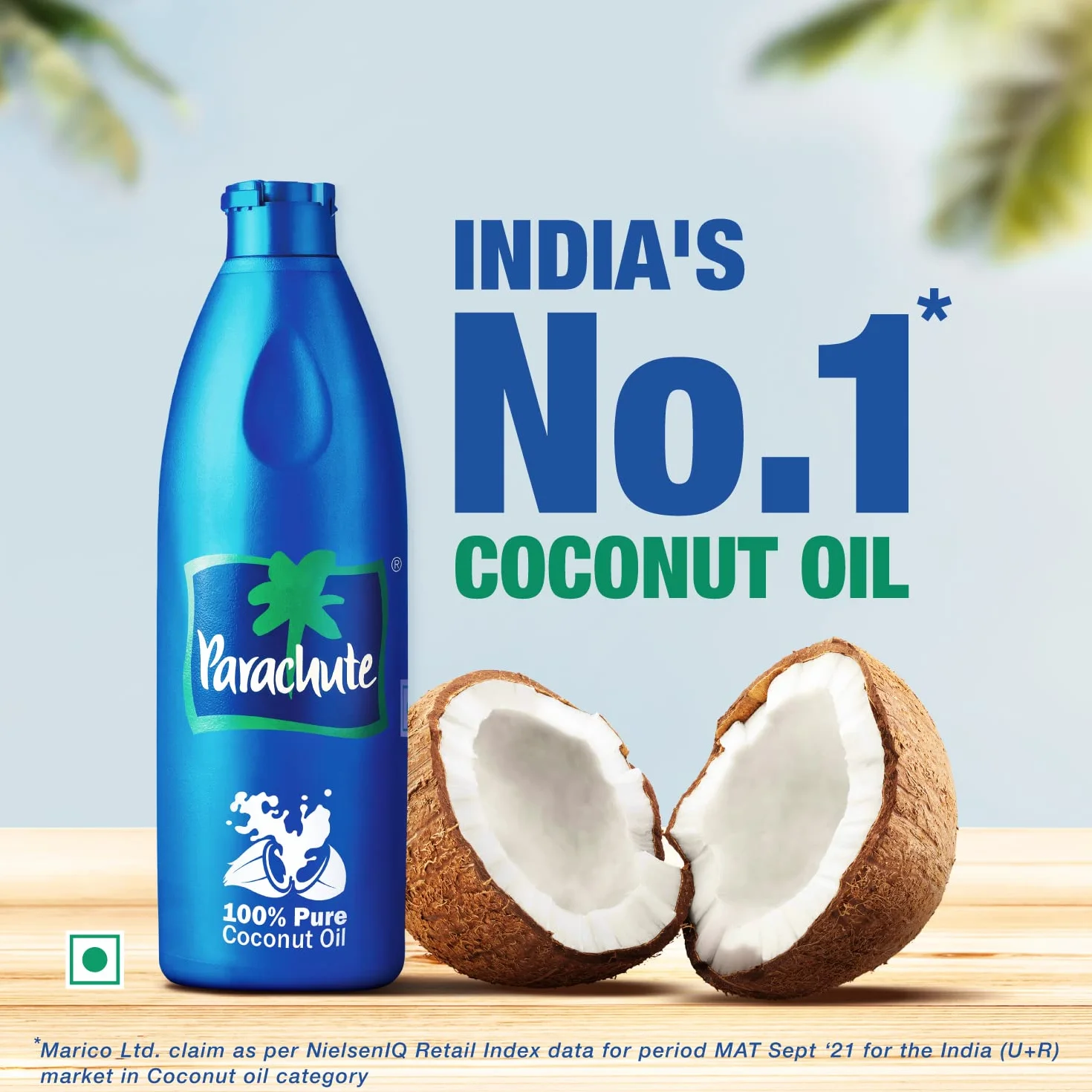 Parachute Parachute 100 % huile de noix de coco pure et naturelle non raffinée | Sans produits chimiques ni conservateurs ajoutés | Pot de 200 ml