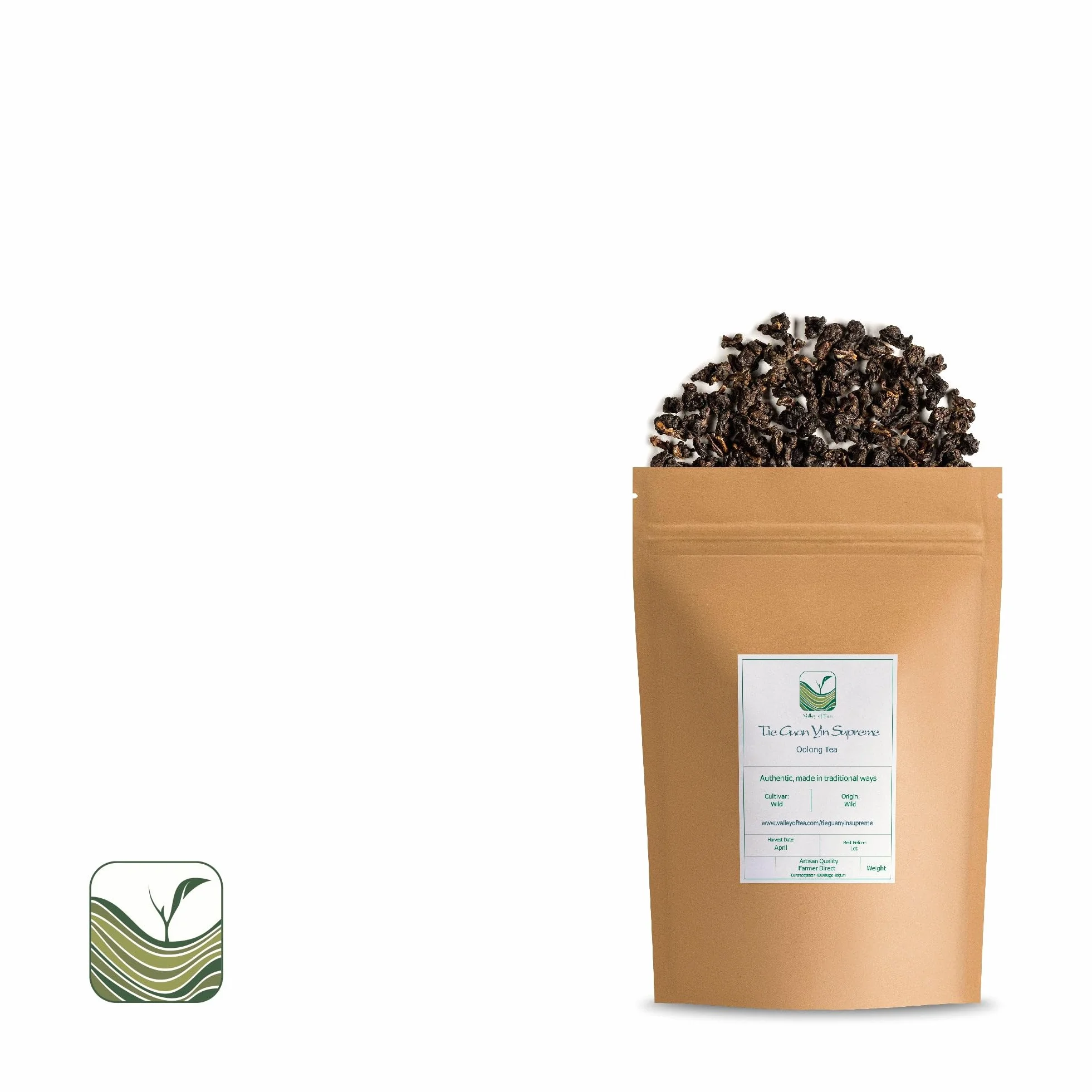 Thé Tie Guan Yin Torréfié Suprême - Montagne Alishan Taiwan | cultivé en haute altitude pour une liqueur ronde aux arômes de fruits mûrs
