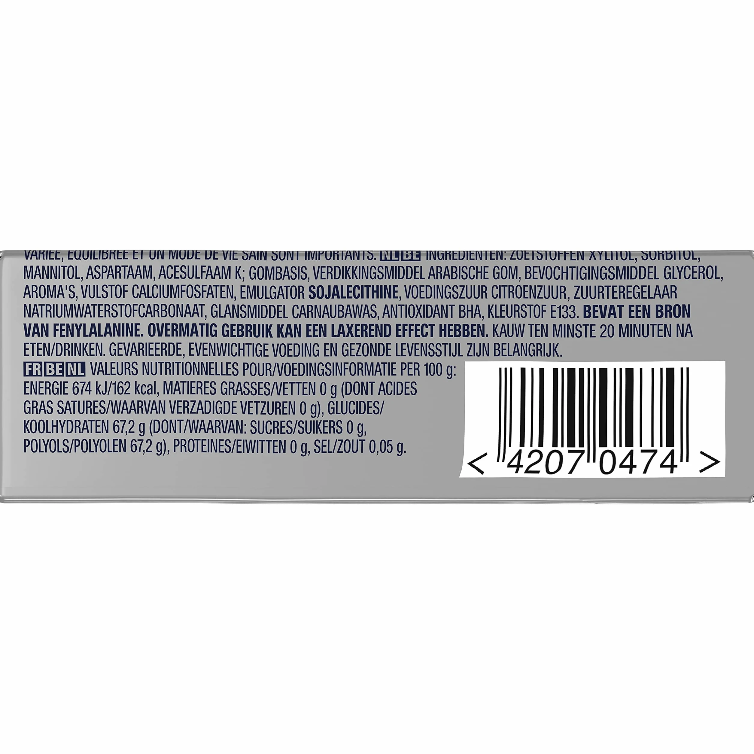 FREEDENT WHITE Chewing Gum Sans Sucre Goût Fruit 30 Paquets 300 Dragées 420g