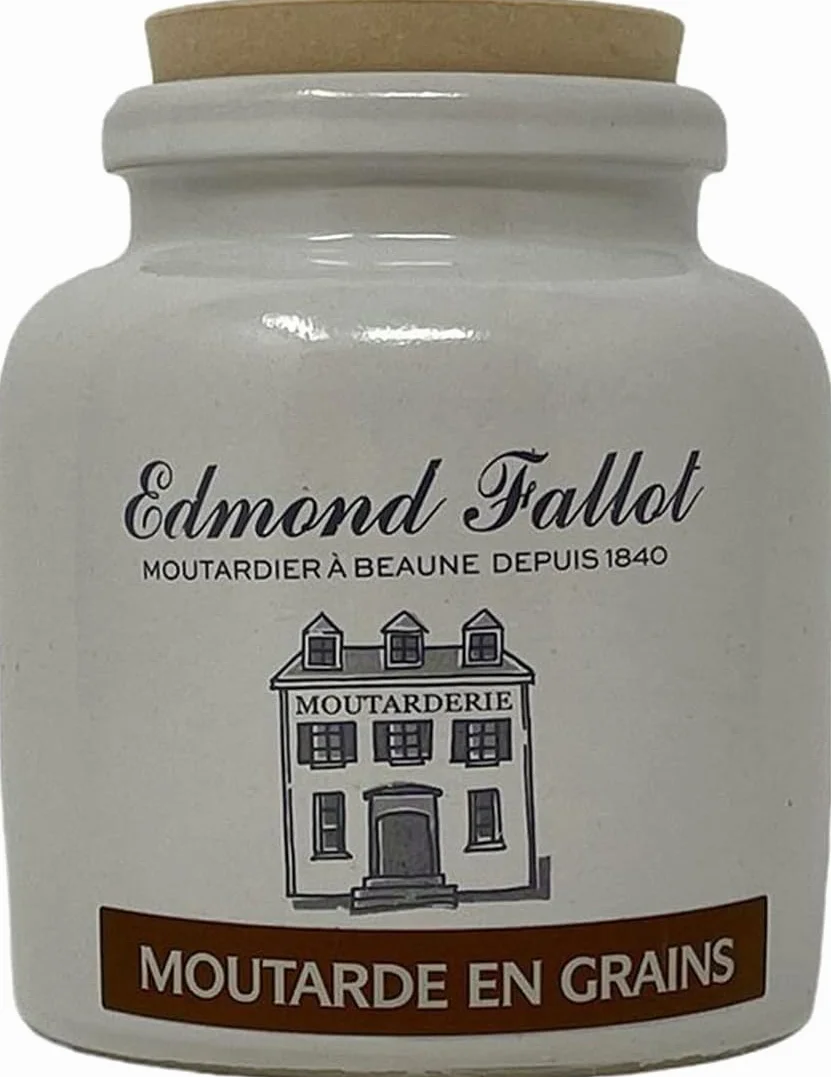 Edmond Fallot | Grains de moutarde de Dijon - Pot en grès de 250 g