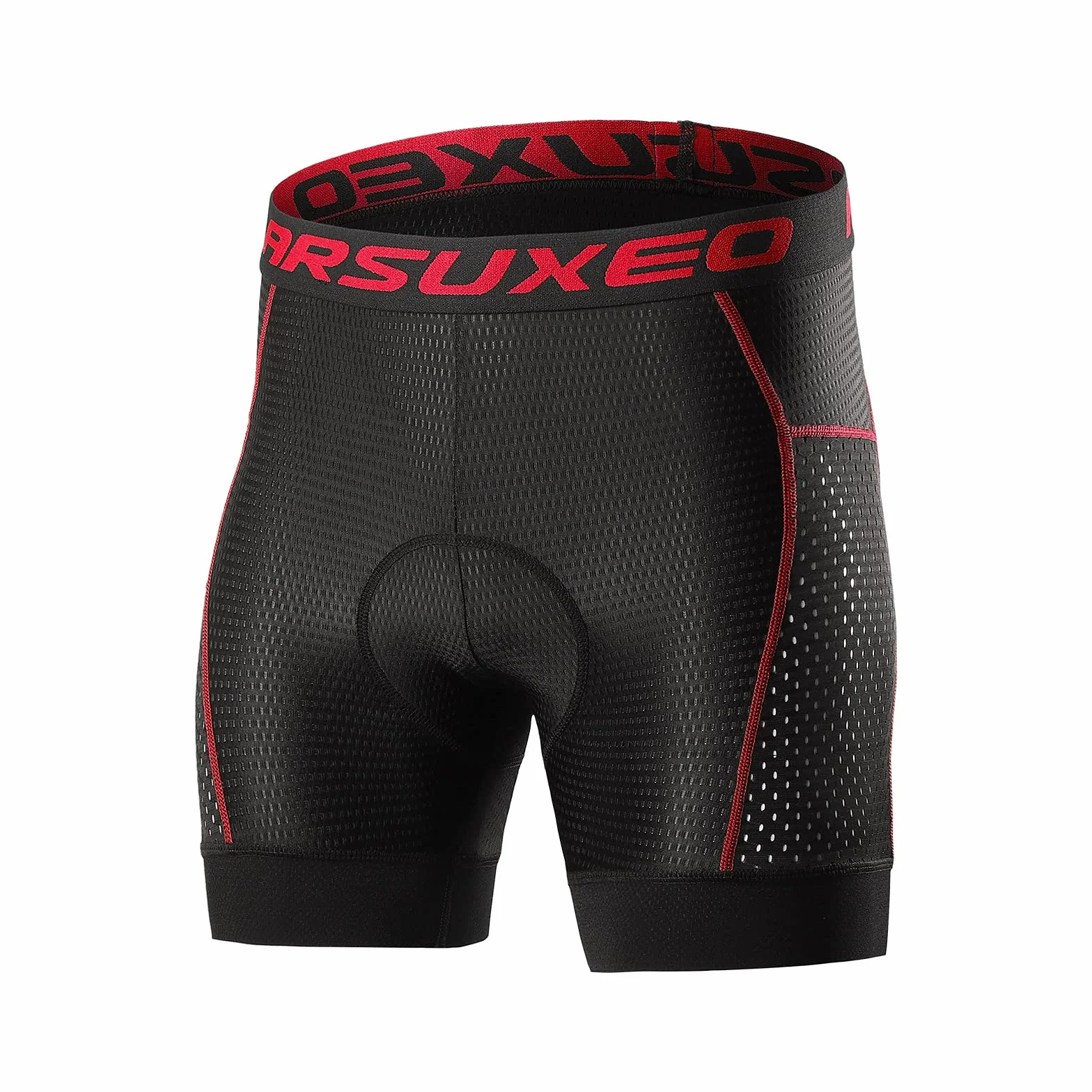 ARSUXEO Short de Cyclisme Homme 5D Gel Padded MTB Underhorts U06