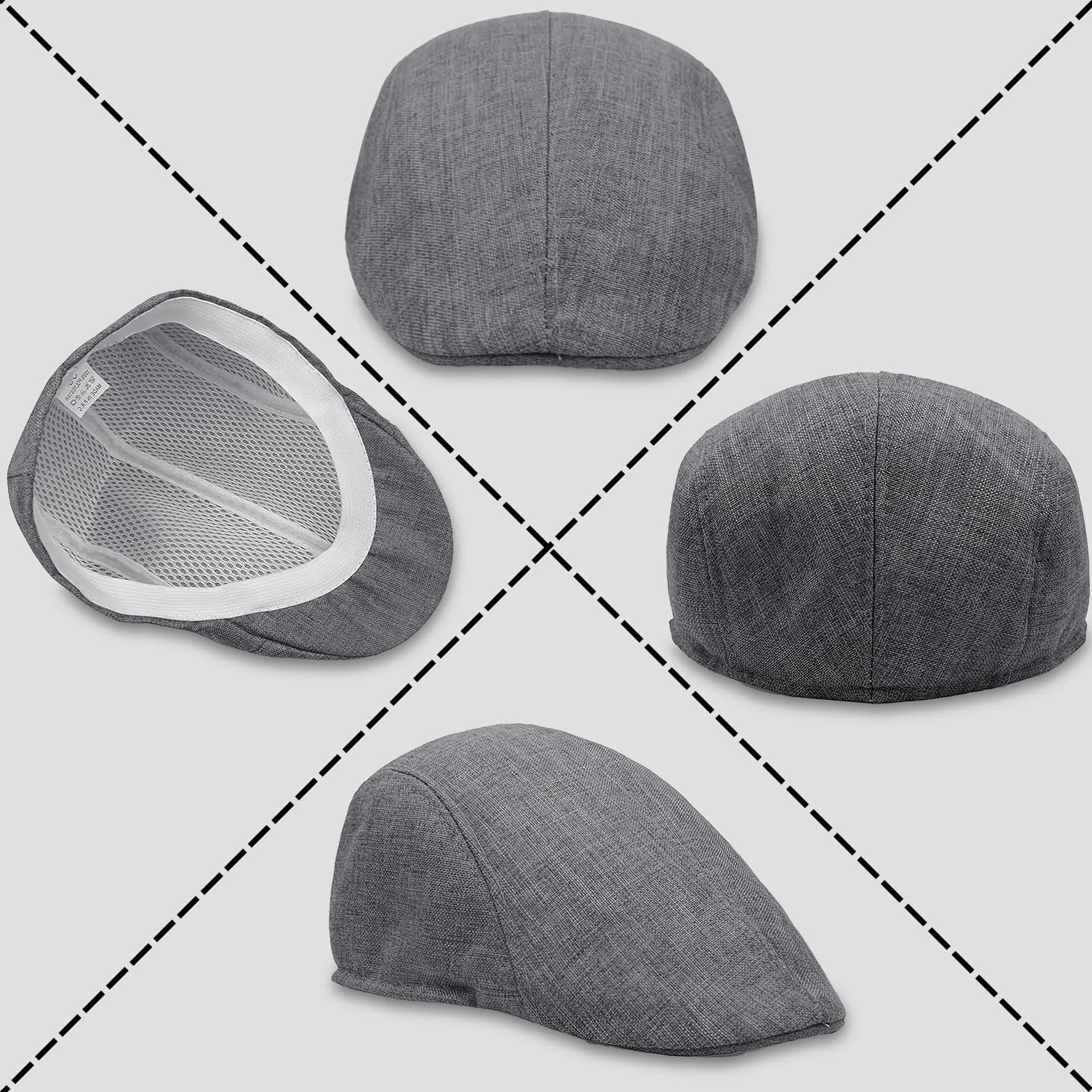 Casquettes Plates pour Hommes