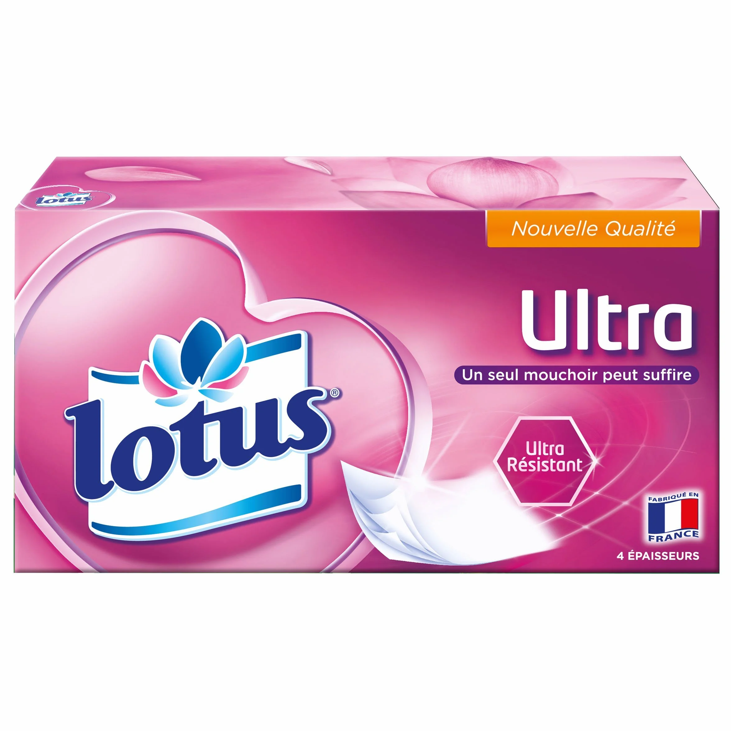 boîte de mouchoirs x72 - lot de 4 boîtes de 72 mouchoirs