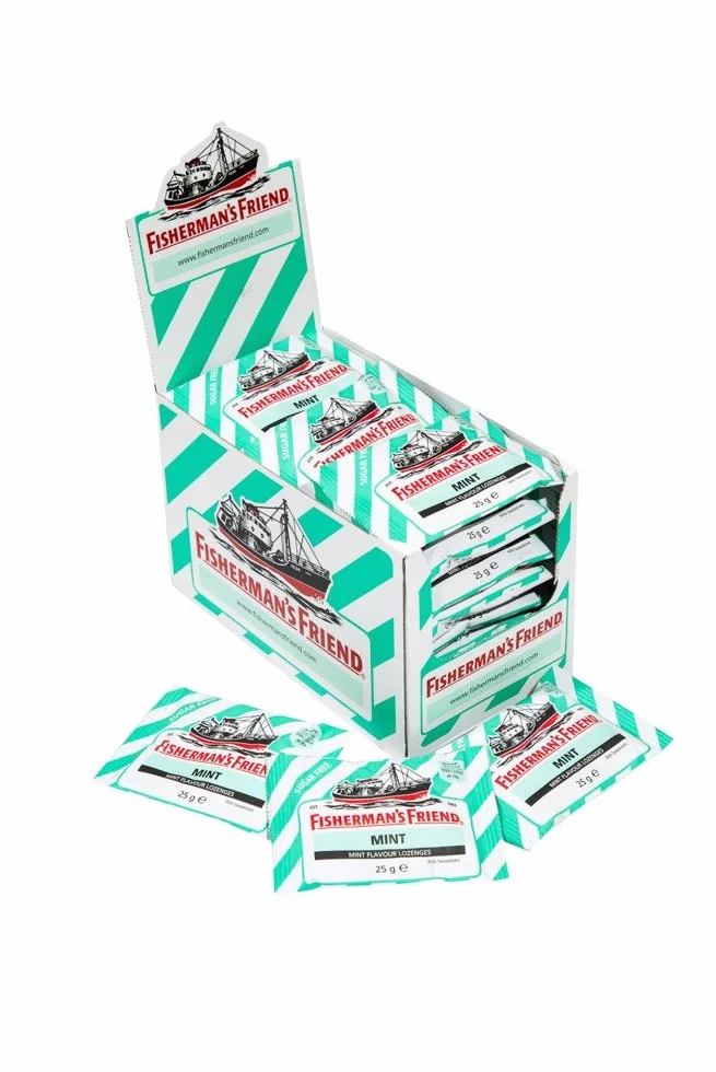 Fisherman's Friend Menthe sans Sucres 24 Sachets 600 g