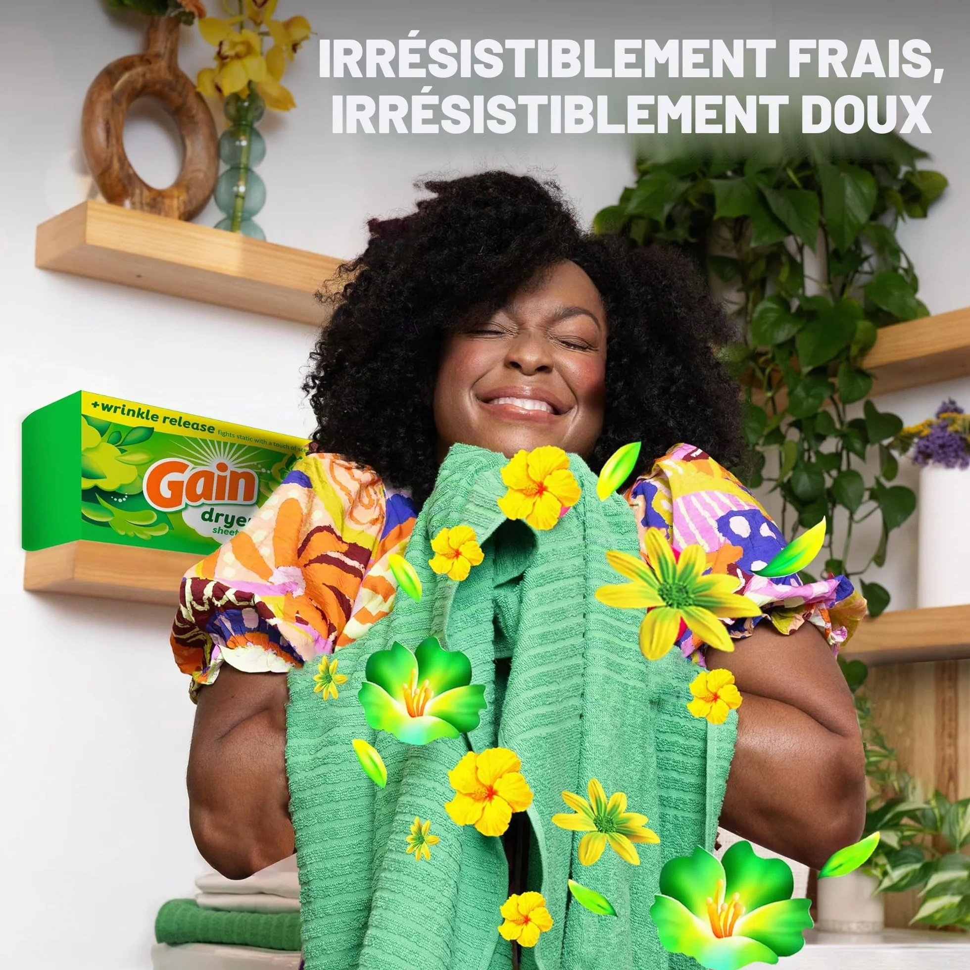 Gain réflexion Original Linge Feuilles, 120 Count